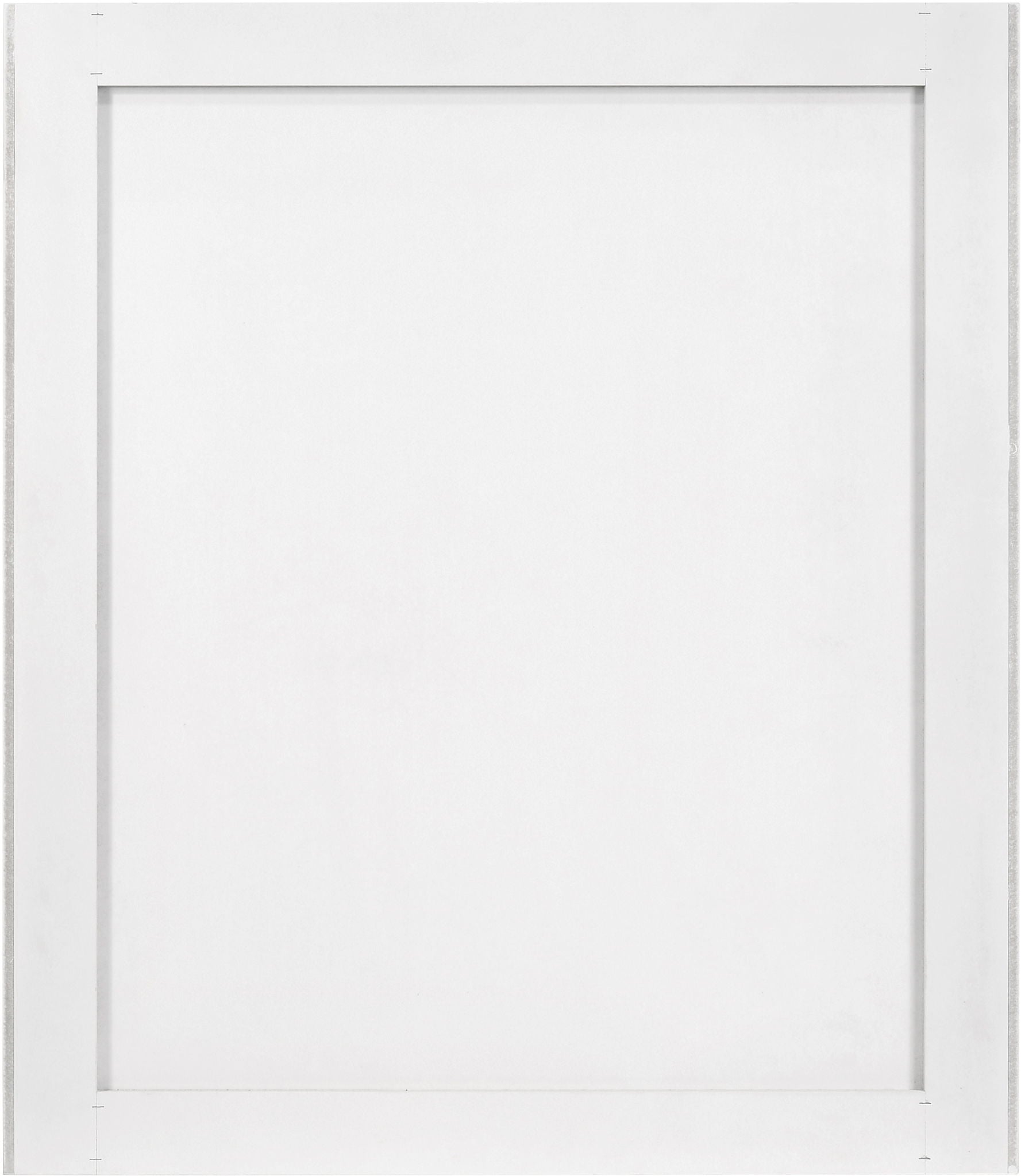 Modernist - Mirror With Stainless Steel Base - White