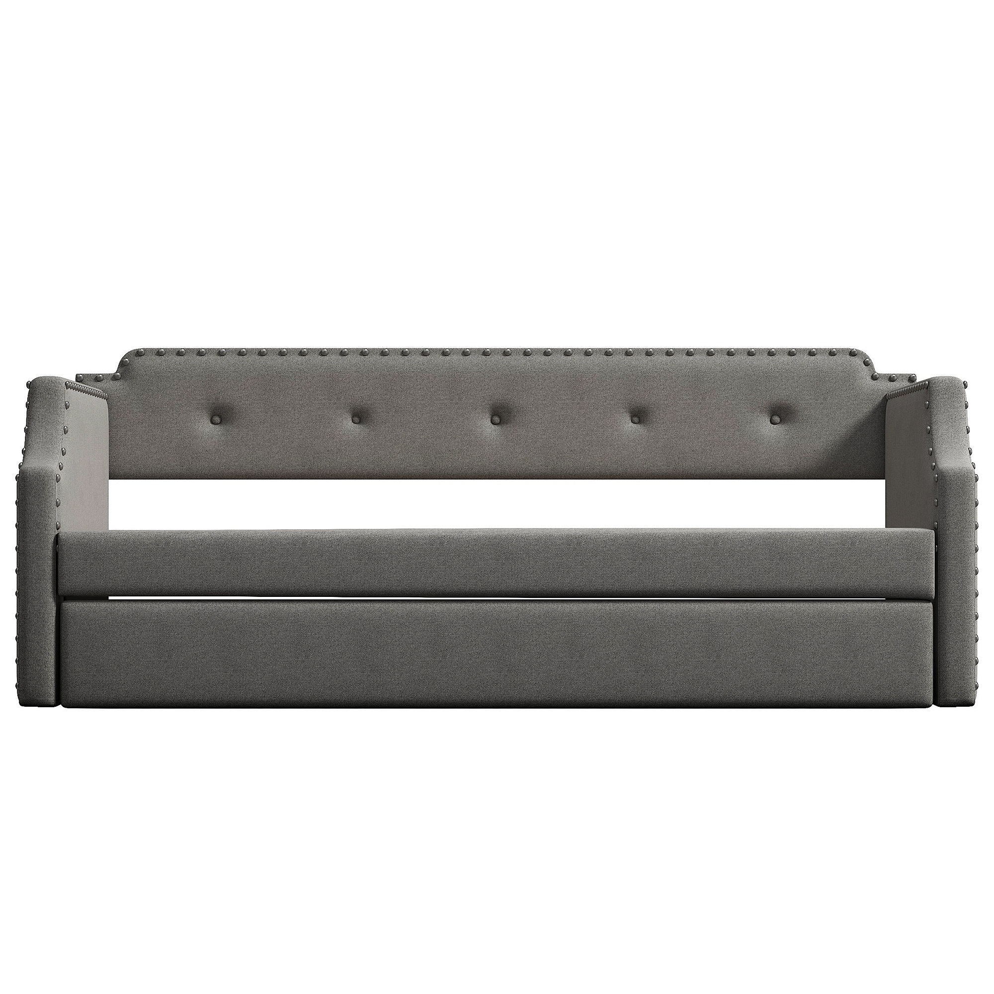 Upholstered Daybed With Trundle