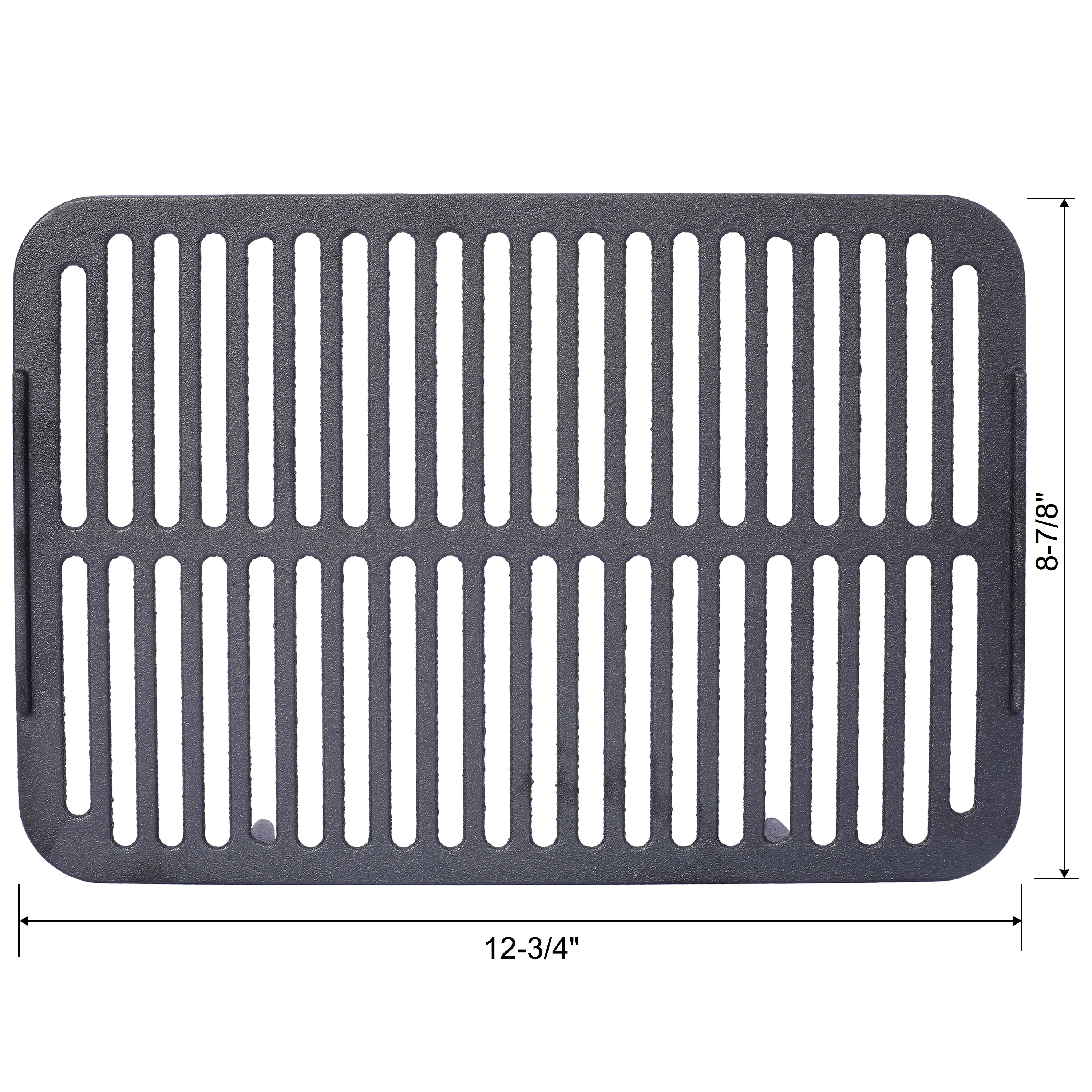 Oval Cast Iron Grill Outdoor Portable Charcoal Tabletop Skillet