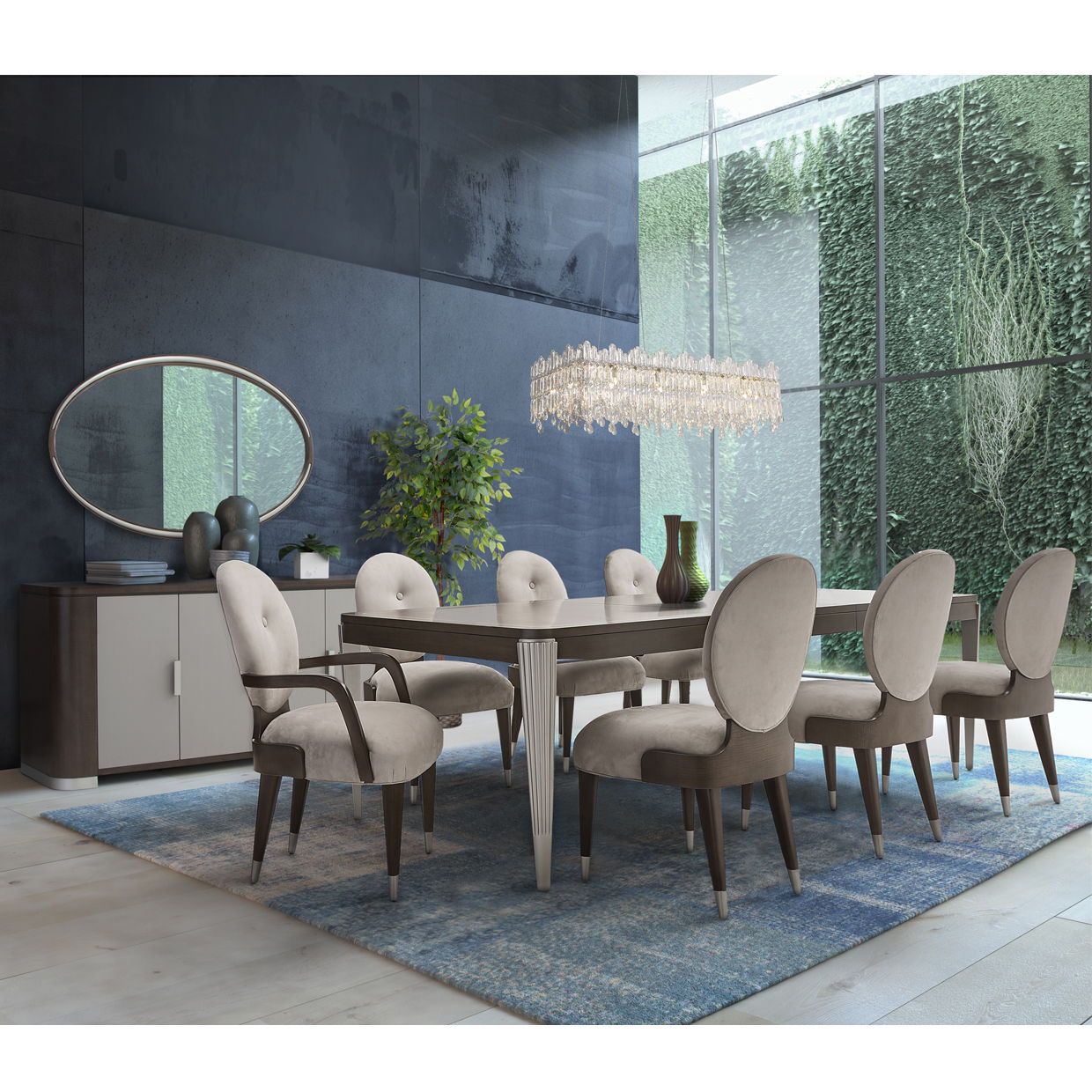 Roxbury Park - Rectangular Dining Table - Slate