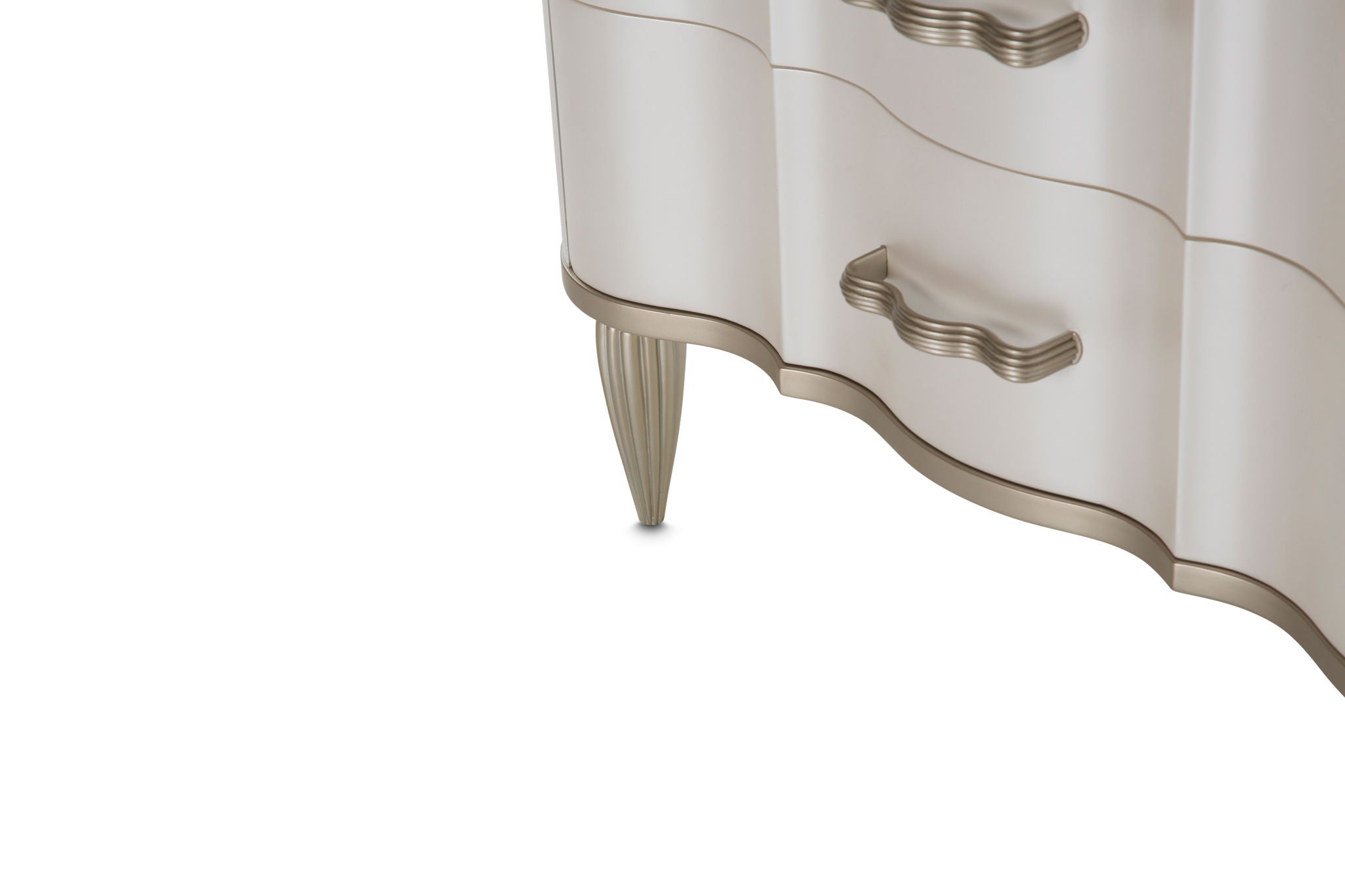 London Place - Nightstand - Creamy Pearl