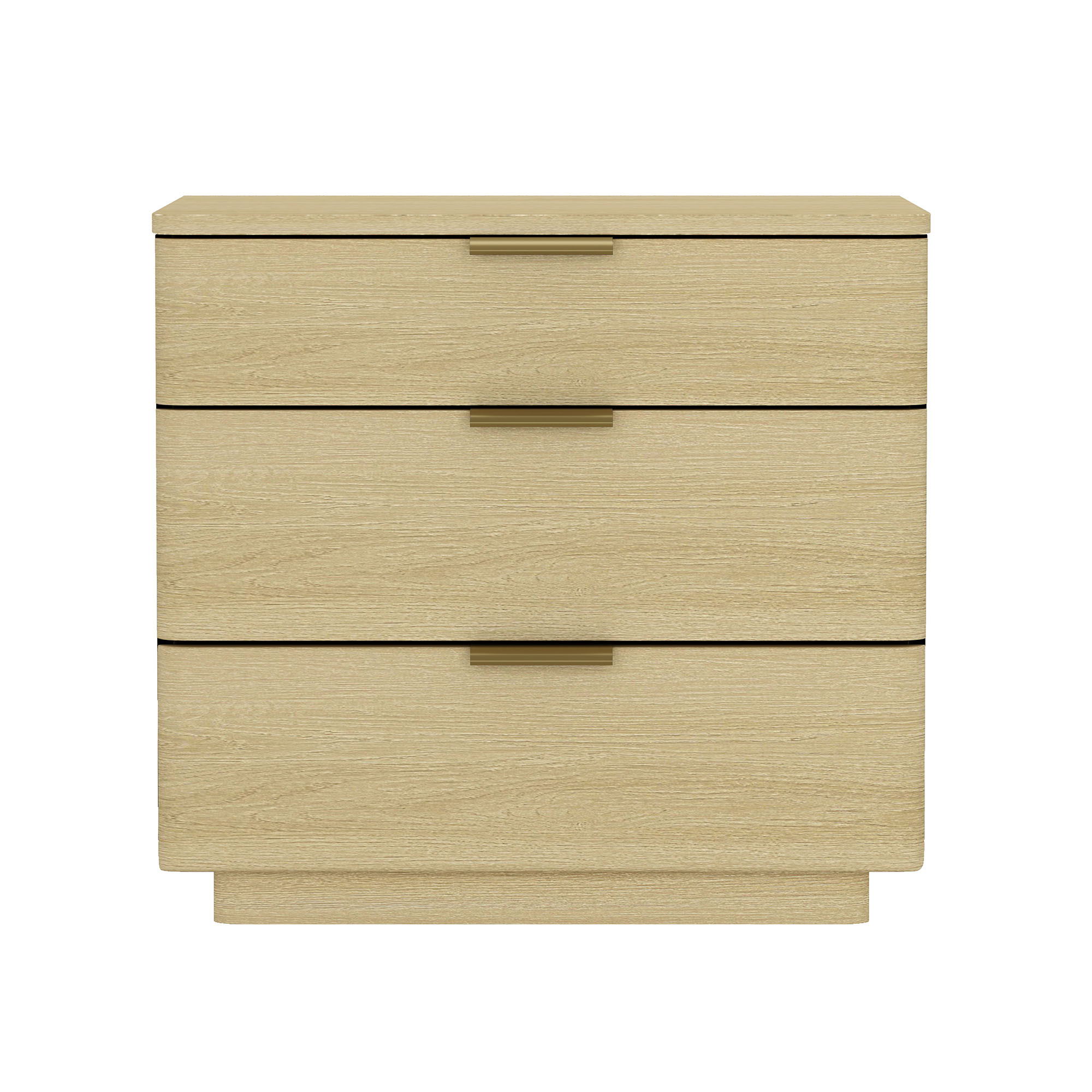 Payton - Nightstand With 3 Drawers - Oak