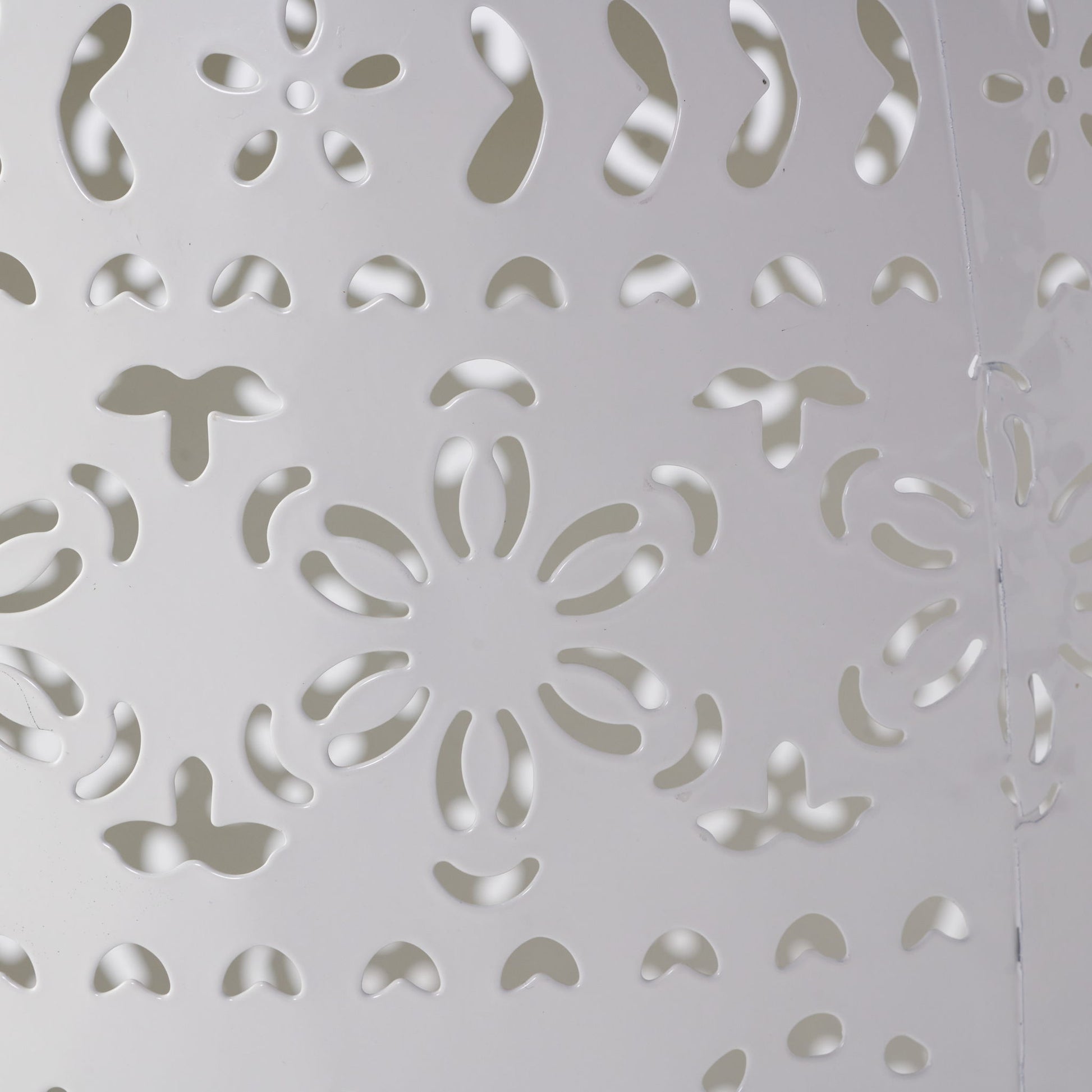 Transitional Ruby - Side Table With Lace Cut Design - White - Best Buy Furniture