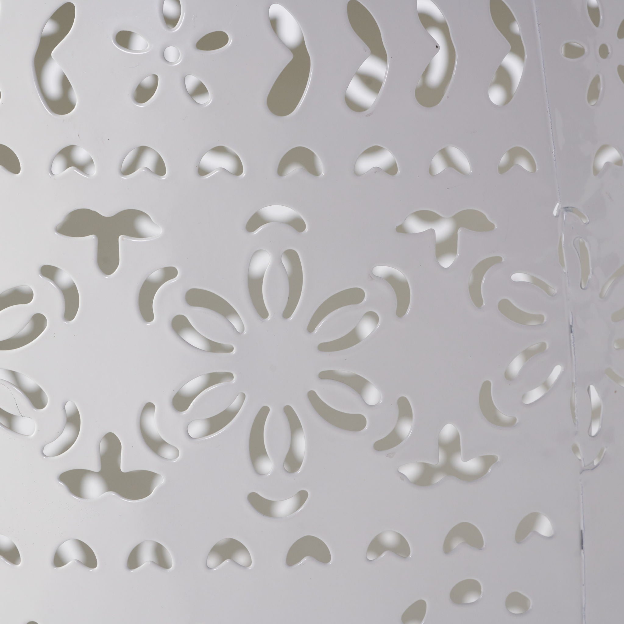 Transitional Ruby - Side Table With Lace Cut Design - White - Best Buy Furniture