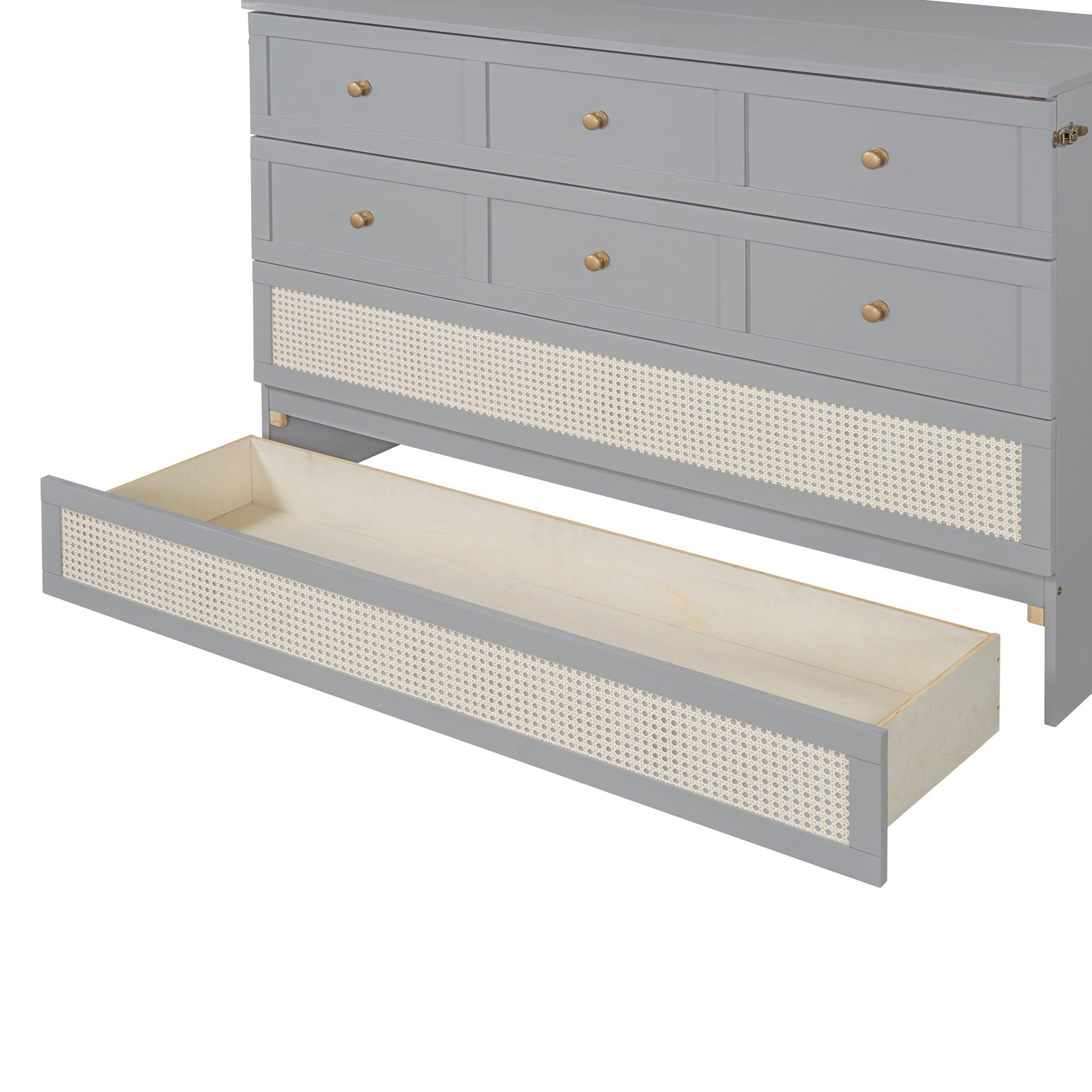 Murphy Bed With Large Drawers, Space Saving Design