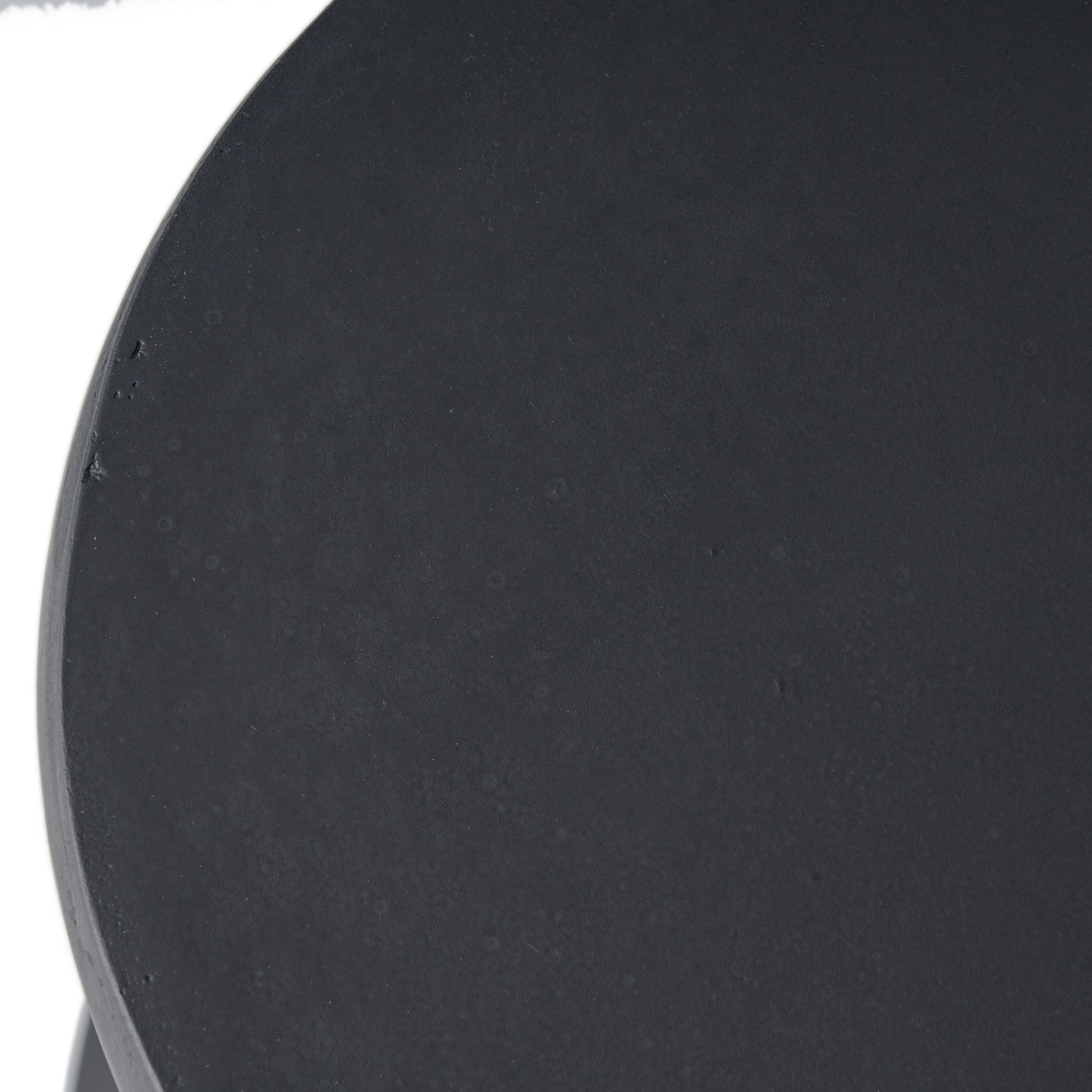 Side Table - Modern Black Concrete Accent Piece - Best Buy Furniture
