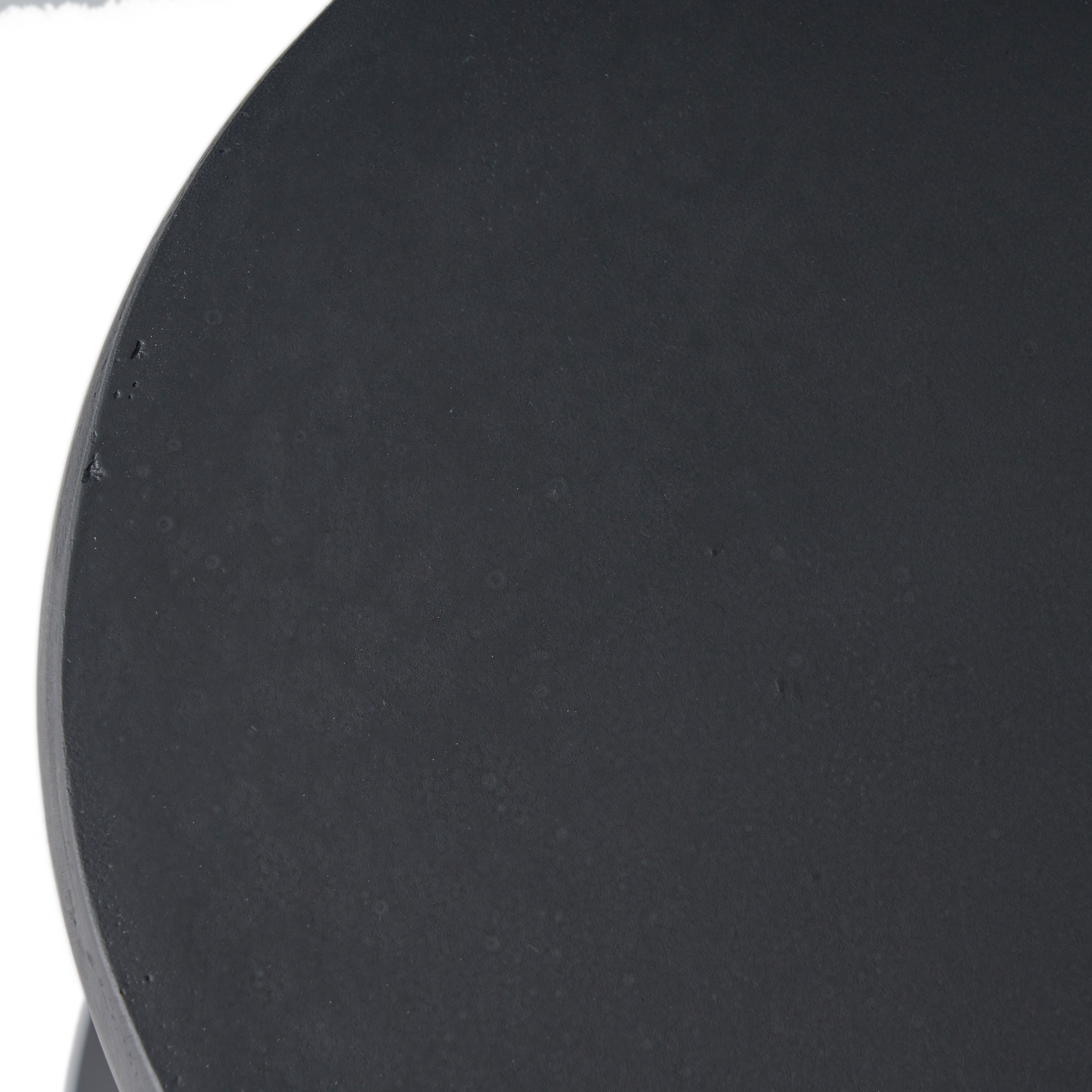 Side Table - Modern Black Concrete Accent Piece - Best Buy Furniture