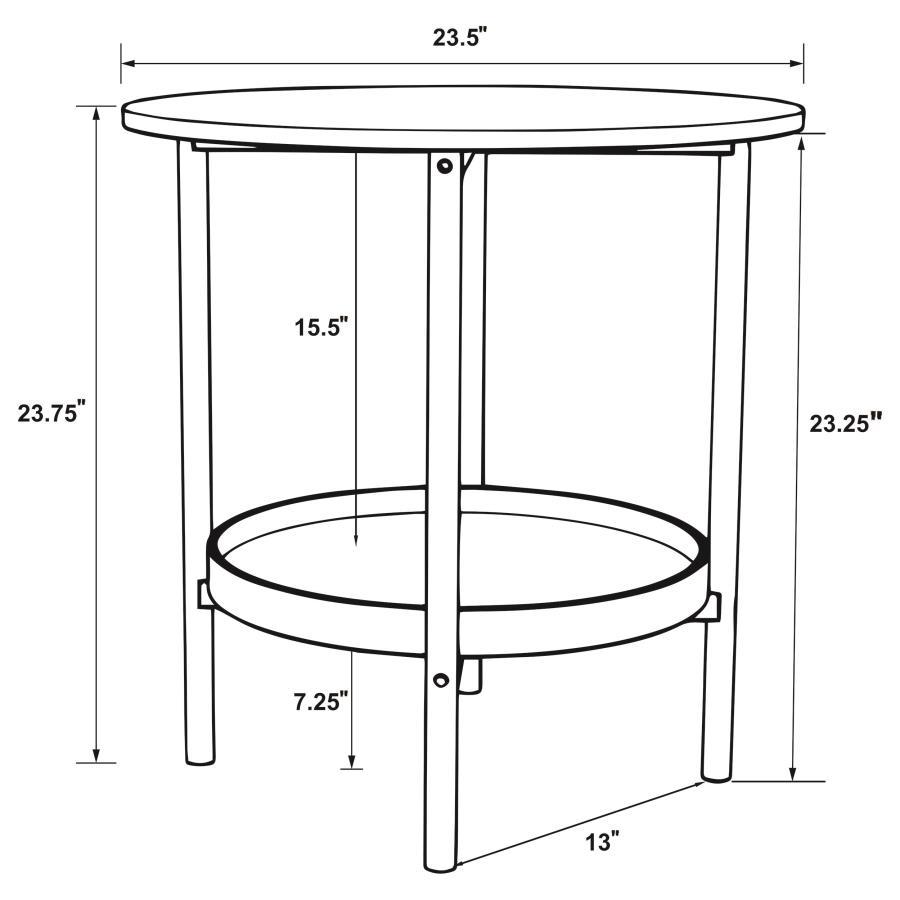 Delfin - Round Coffee Table Set