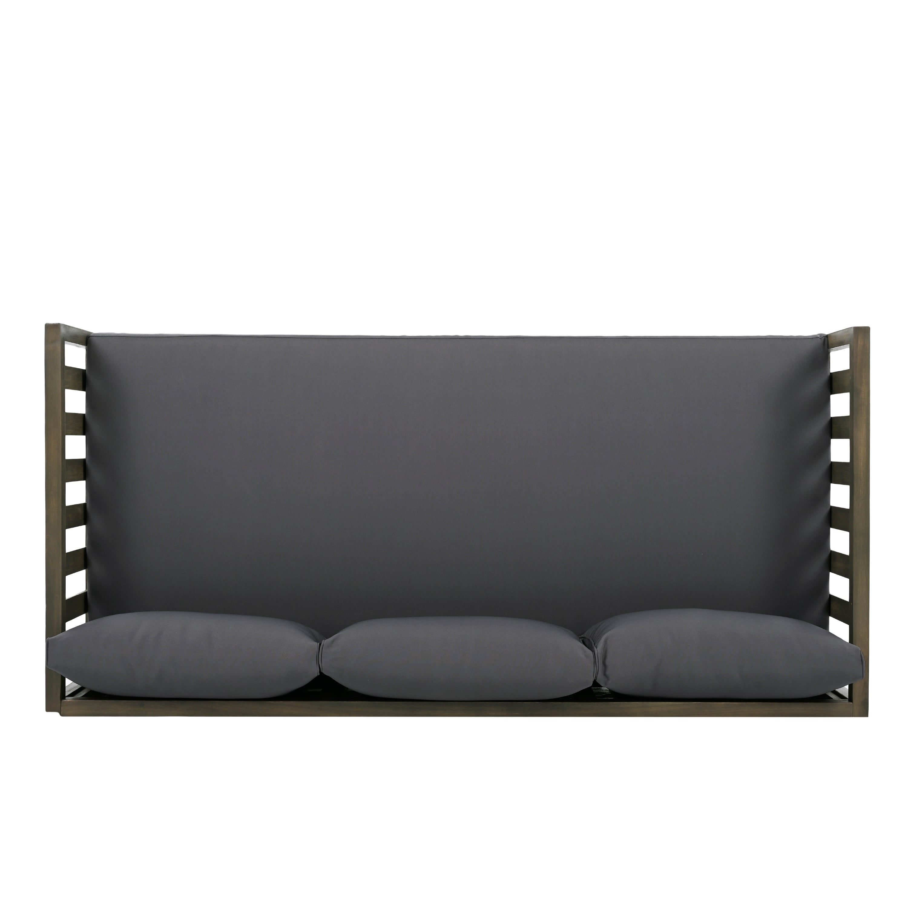 Claremont 3-seater day bed, dark grey