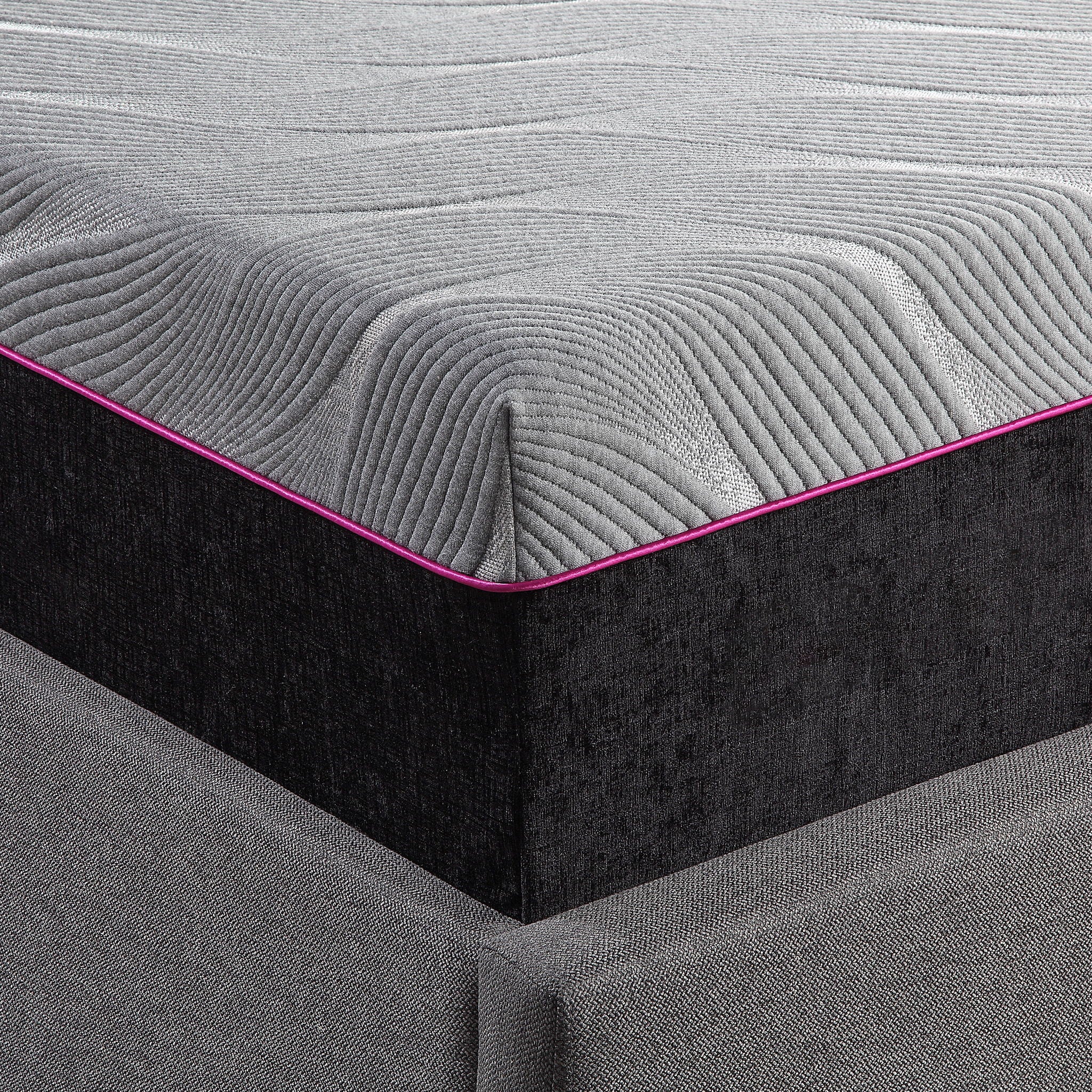 Renew - 11" King Size Flex Head Cooling Fast Responding Latex Foam Mattress - Gray