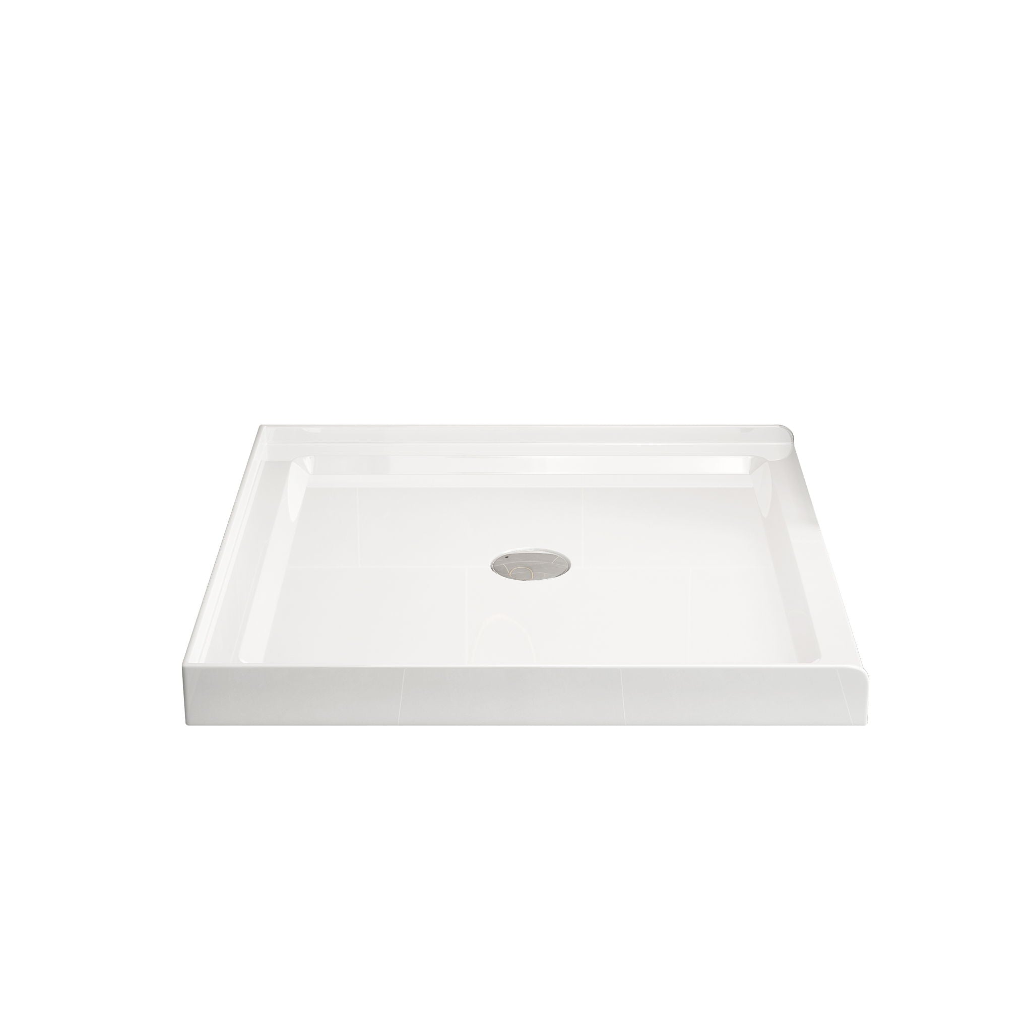 Shower Base With Centered Drain