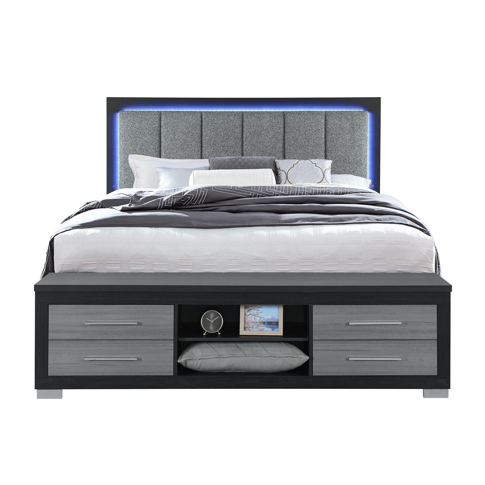 Emilia - 5 Piece Bedroom Set With Panel Headboard