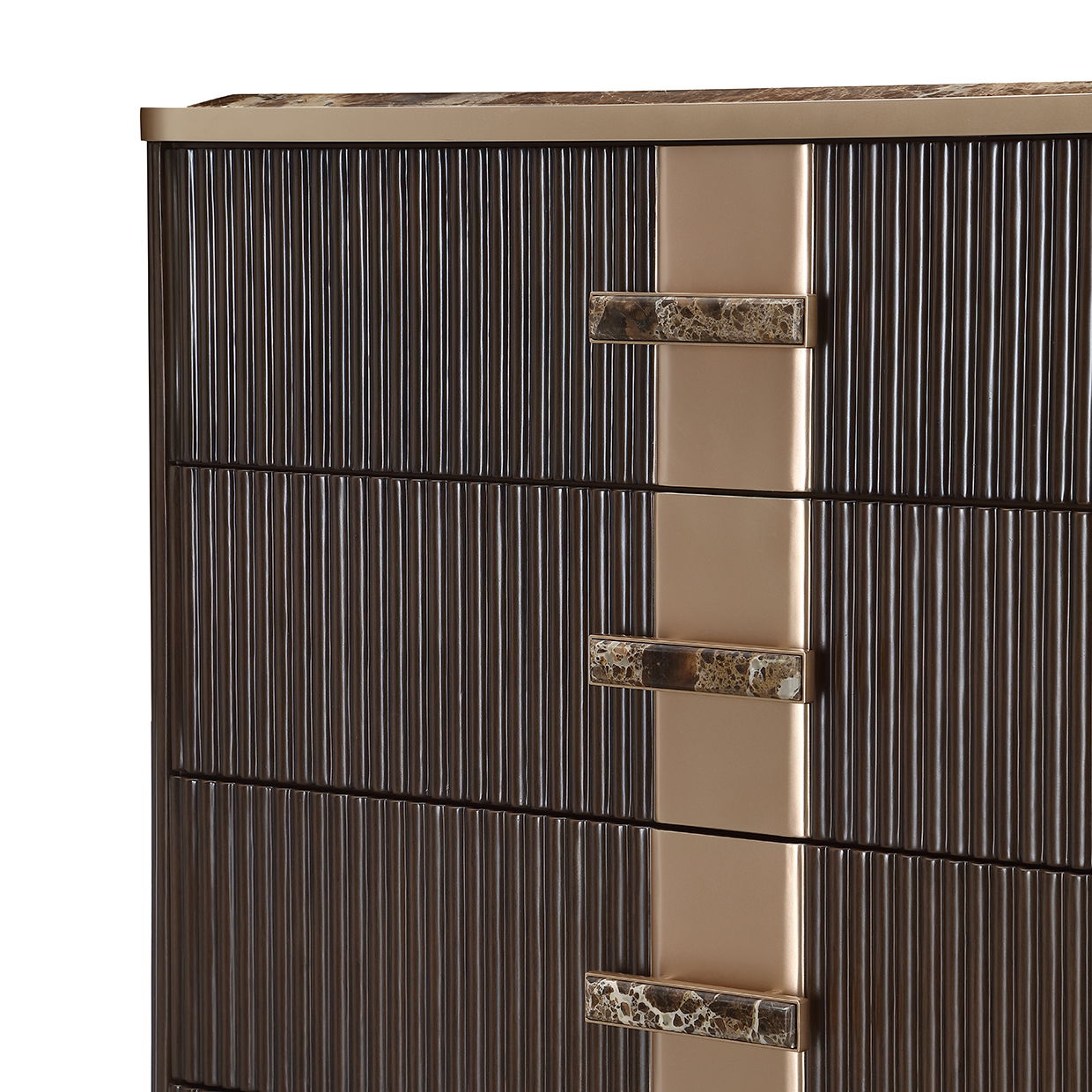 West Kensington - Highboy Chest - Medium Espresso