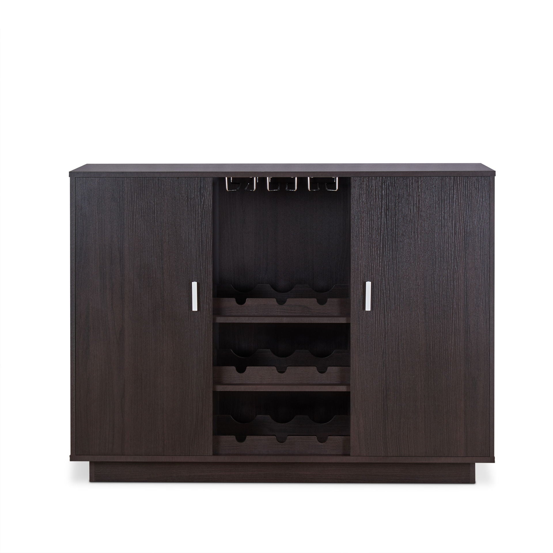 Hazen - Wine Cabinet II - Espresso - Best Buy Furniture