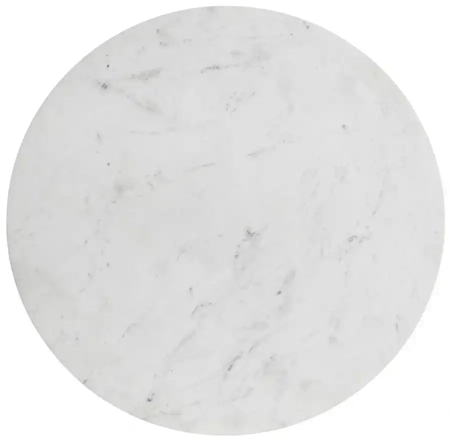 Emery - Dining Table - White - Marble/Stone