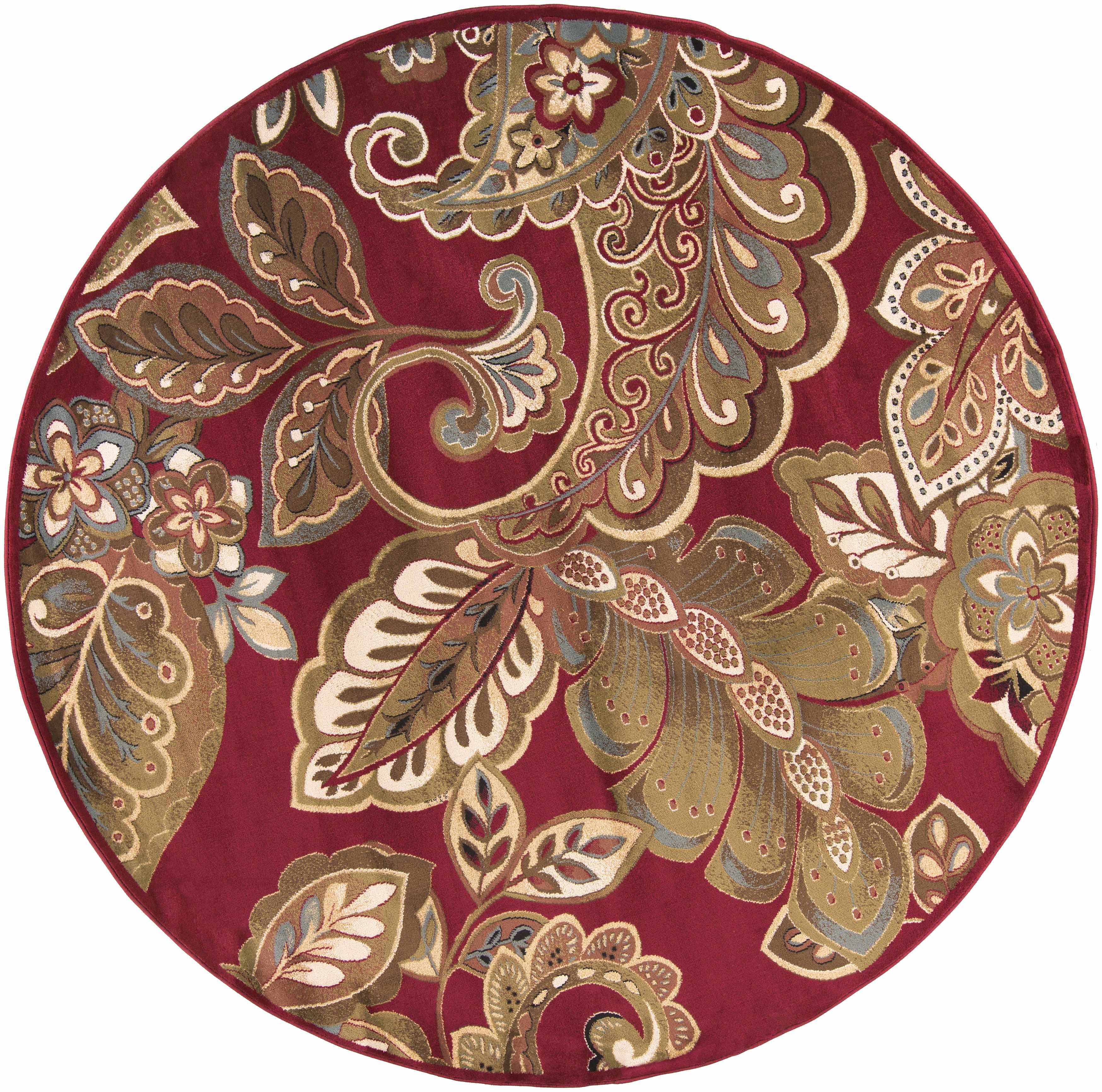 Beedeville Red Floral Rug