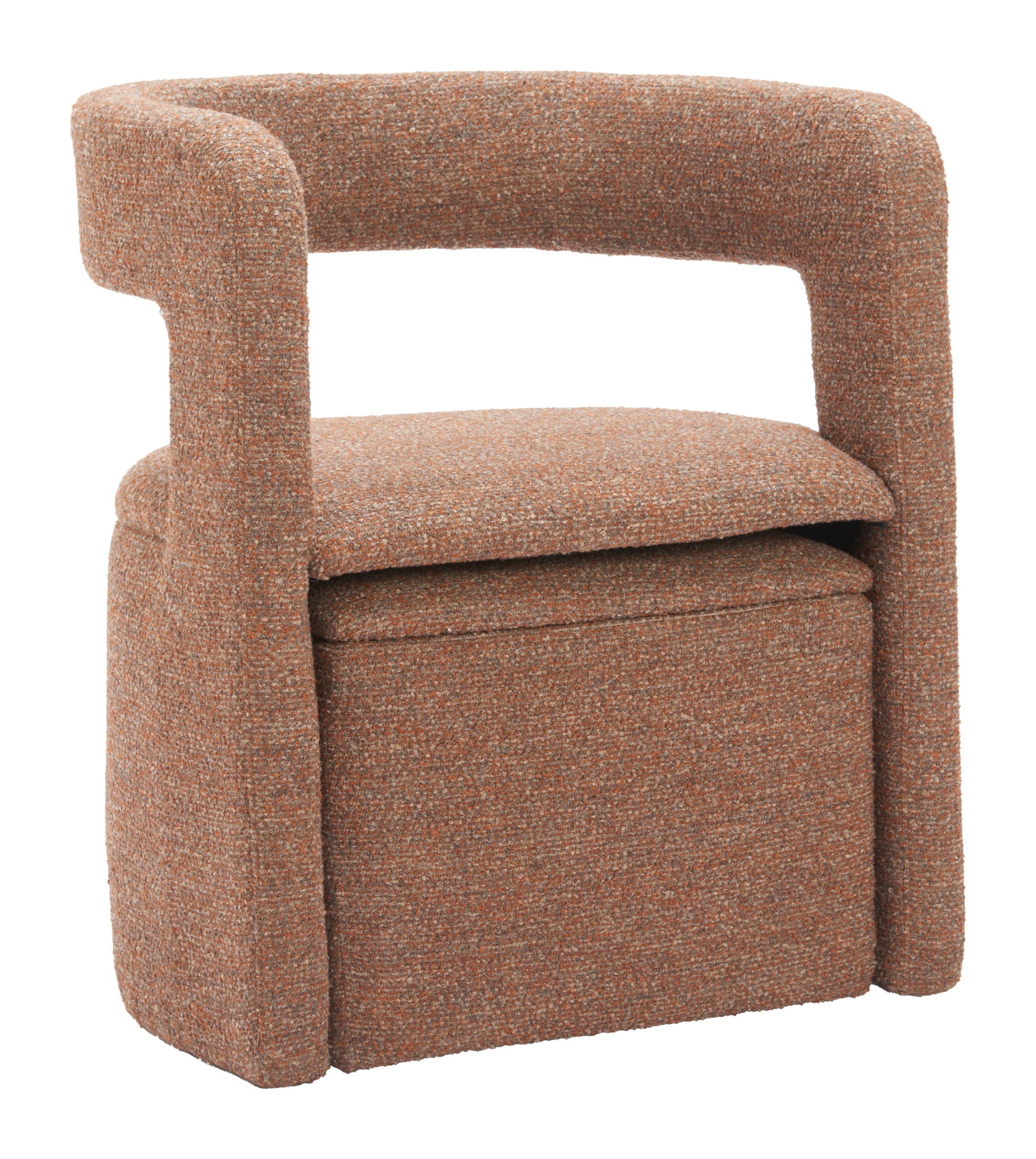 Atria - Accent Chair & Ottoman - Tawny Brown