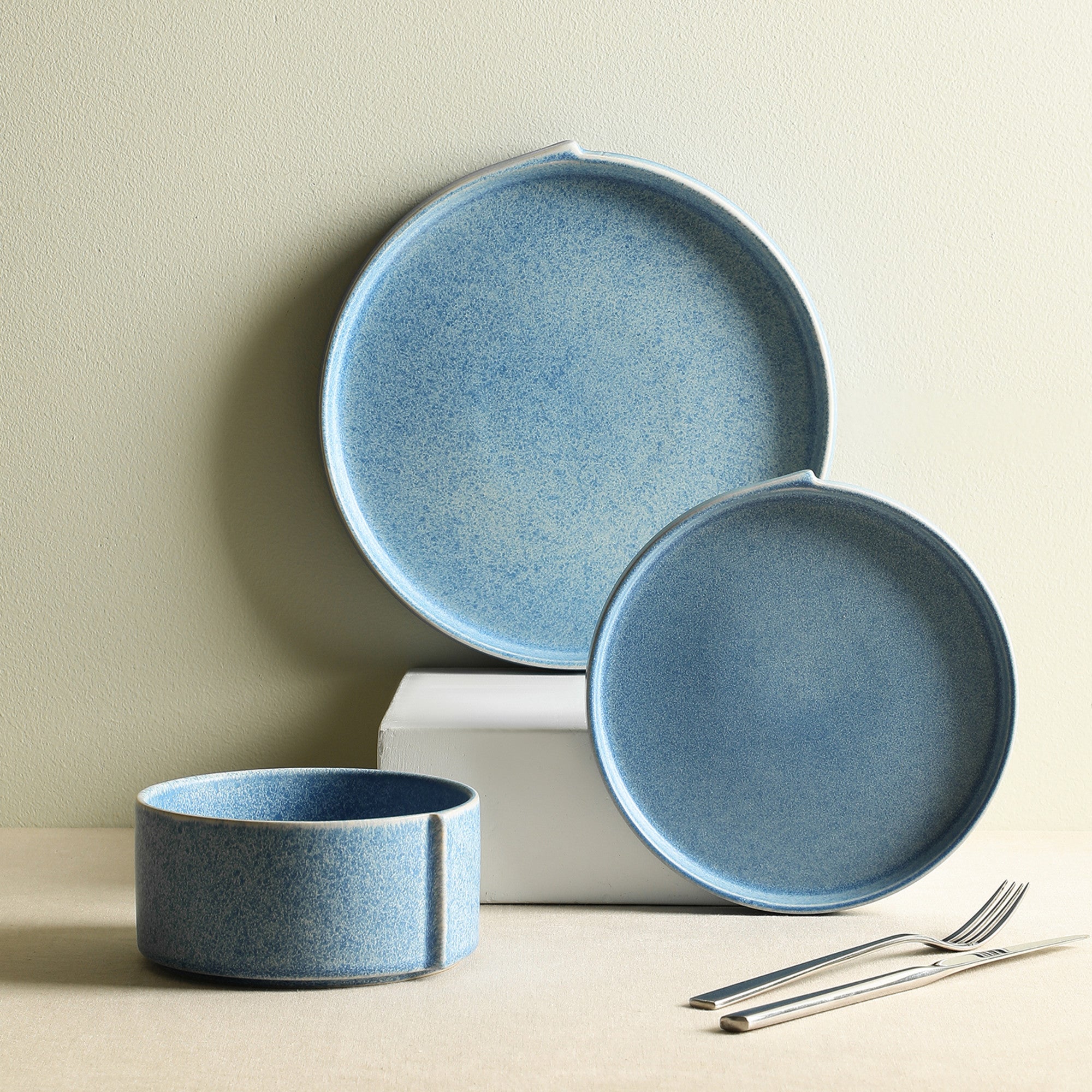 Bao Stoneware Dinnerware Set - Blue