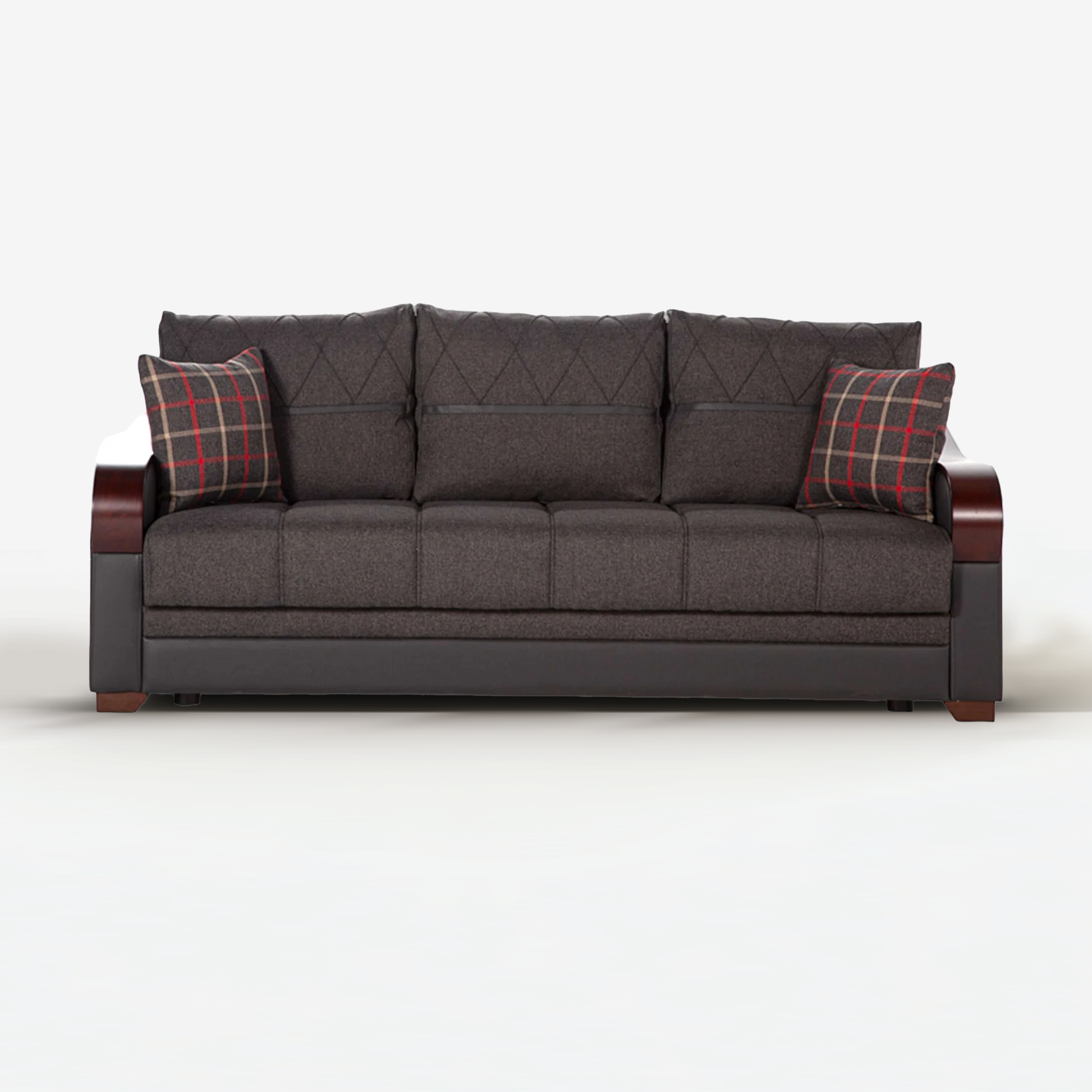 Bellona Bennett sofa set featuring built-in storage and an easy sleeper conversion