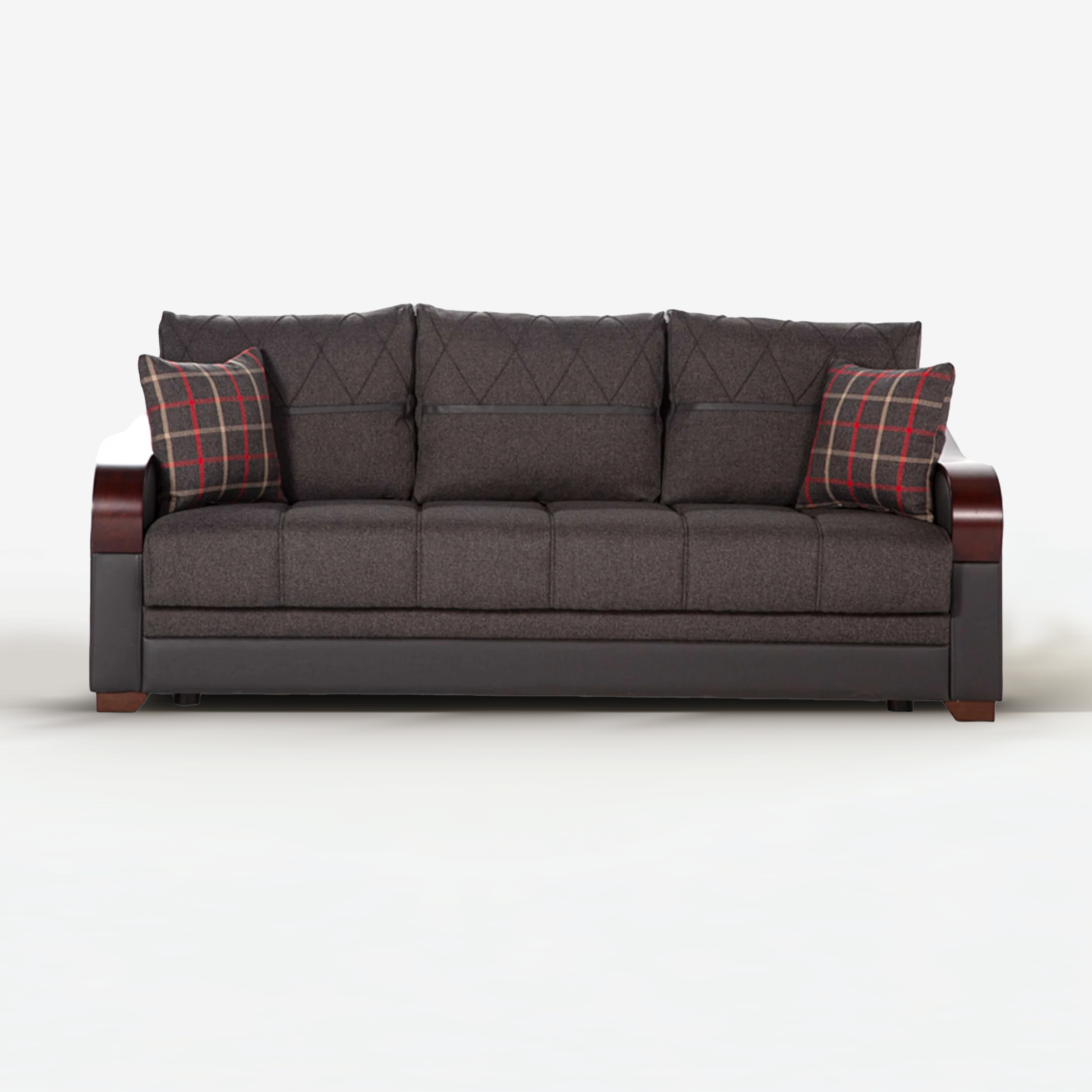 Bellona Bennett sofa set featuring built-in storage and an easy sleeper conversion