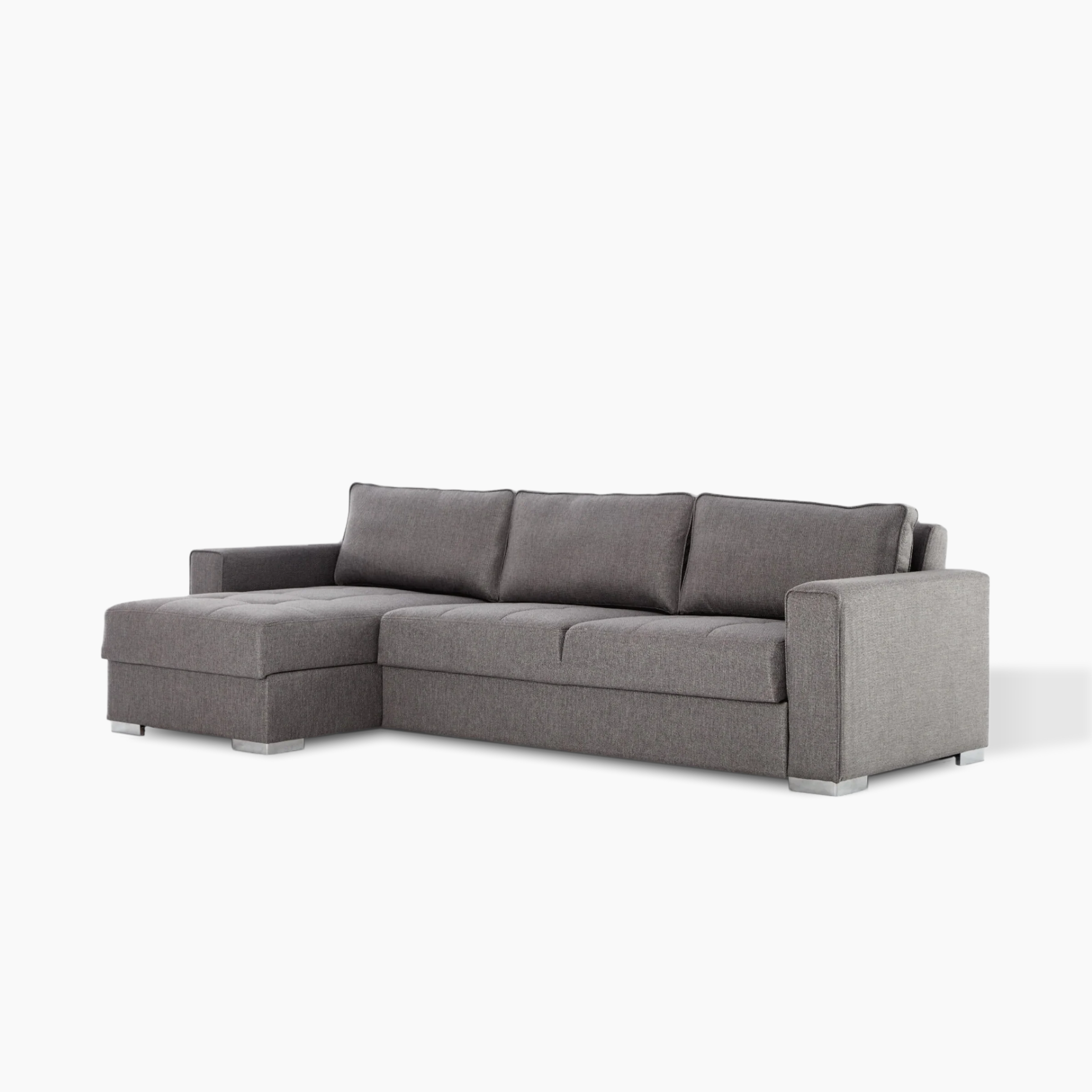 Bellona Cooper sleeper sectional featuring built-in storage compartments