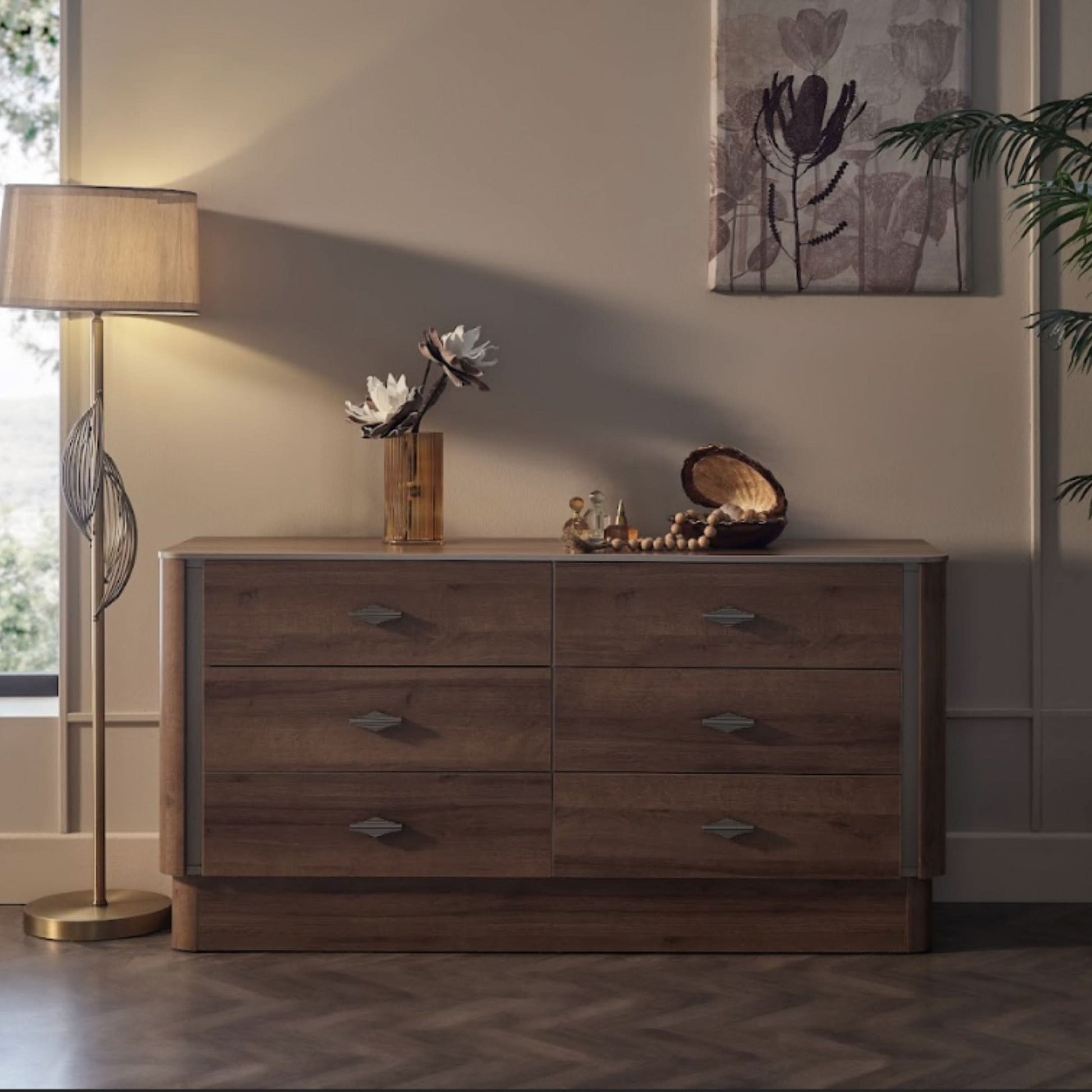 Bellona Mirante luxury bedroom furniture set in a cream finish