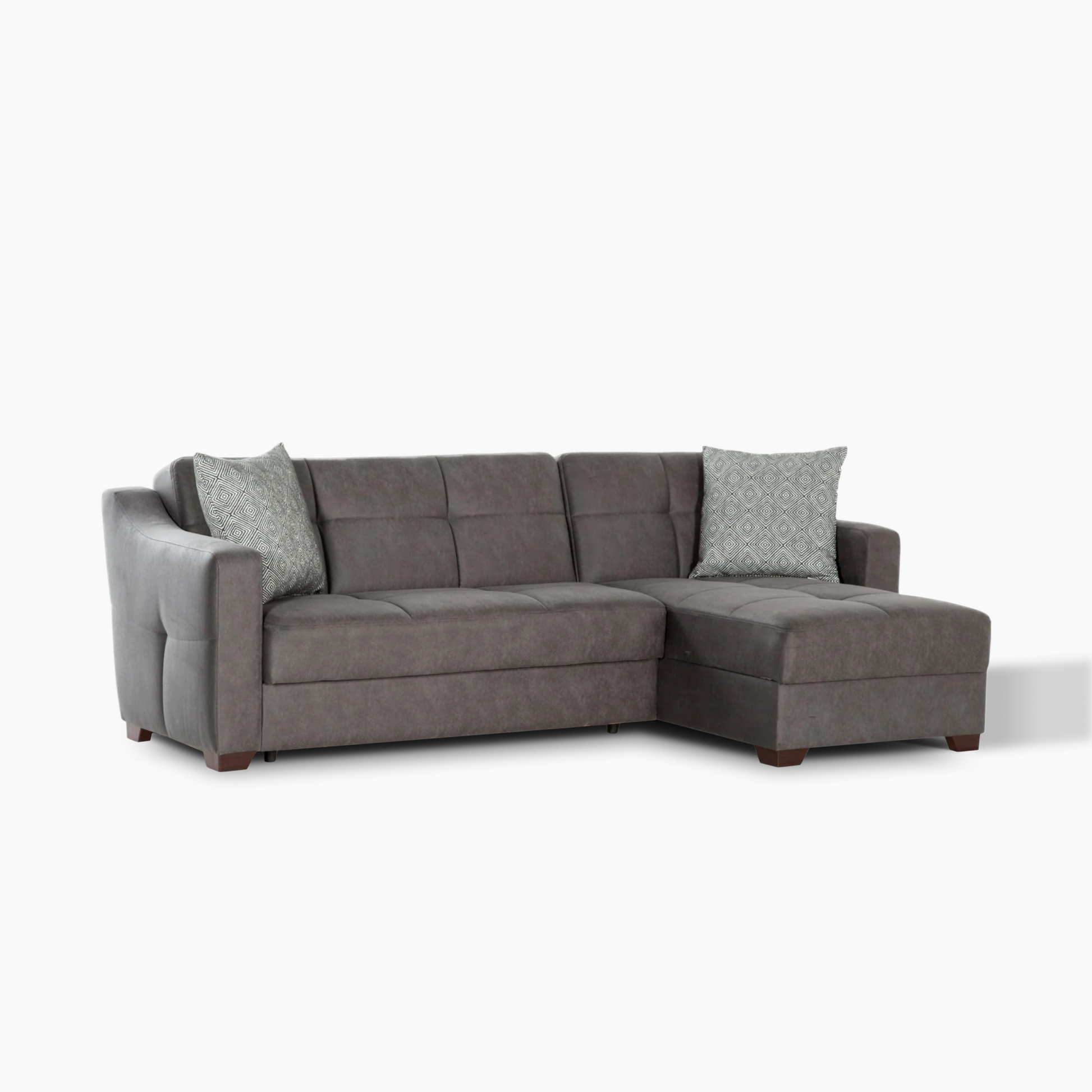 Bellona Tahoe sectional with built-in storage and a fold-out sleeper