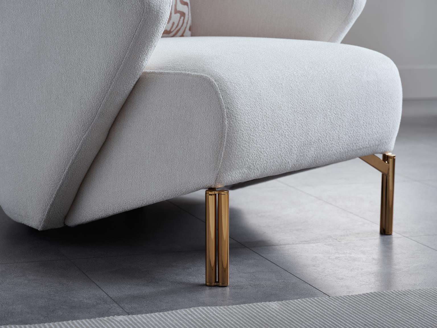 Bellona Veronica living room set upholstered in Chanelle fabric