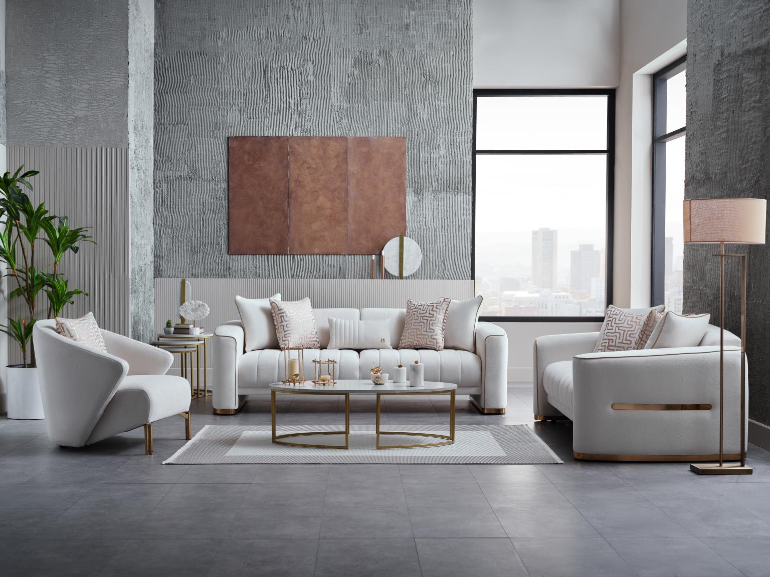 Bellona Veronica sleeper sofa with inner spring construction