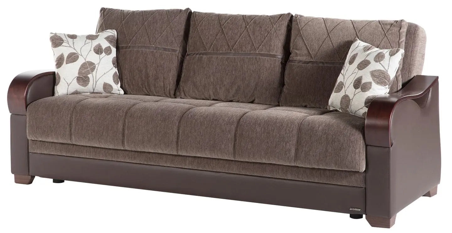 The Bennett Armchair blending modern and transitional design elements in one elegant piece.