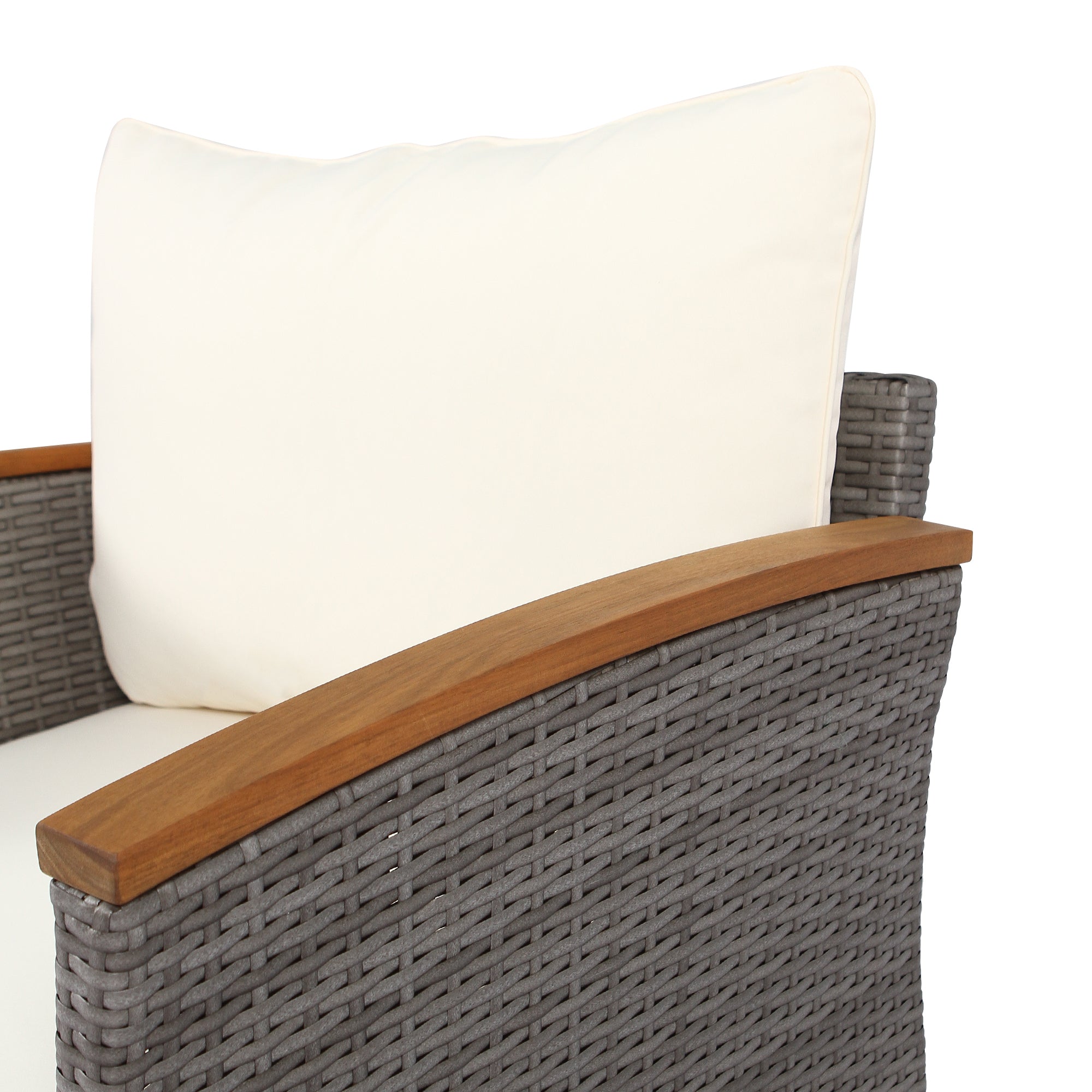 9-Piece Ergonomic Wicker Patio Lounge Set