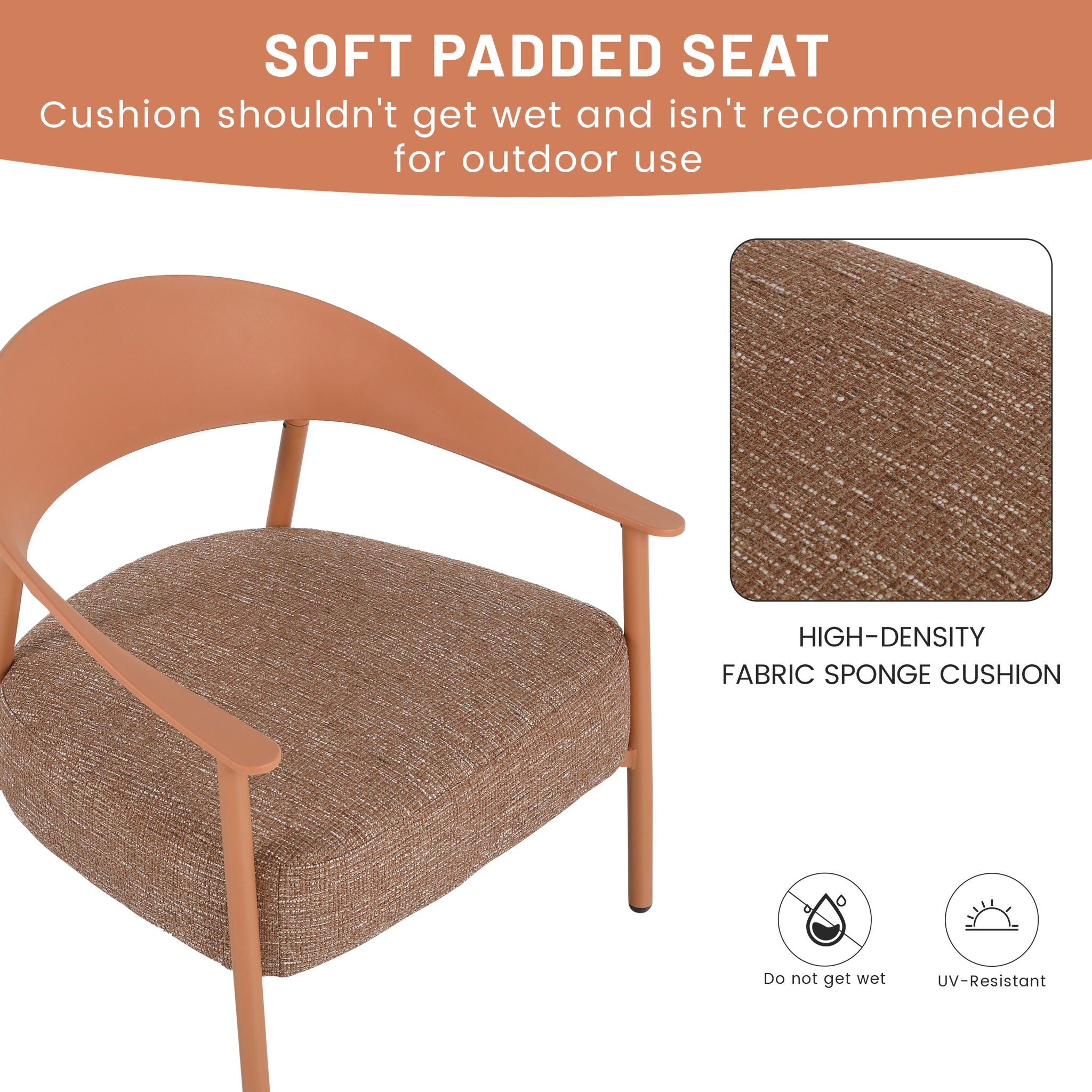 Furniture Set With Seat Cushions, Sturdy And Durable