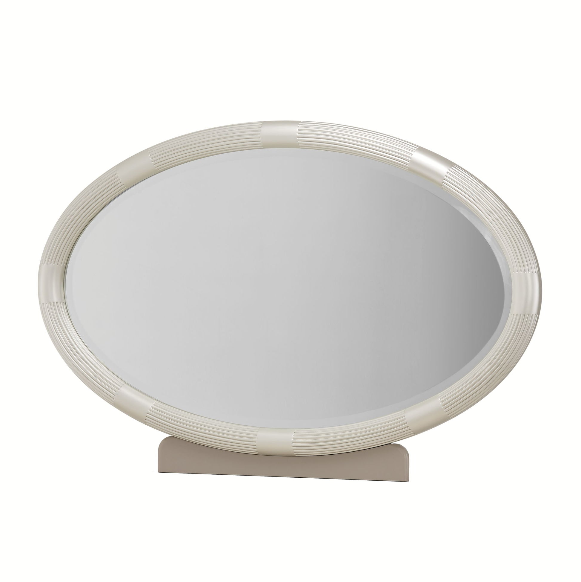 Lanterna - Dresser Mirror - Silver Mist - Best Buy Furniture