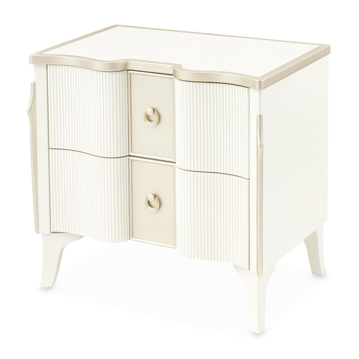 La Marisia - Nightstand - Creamy Pearl