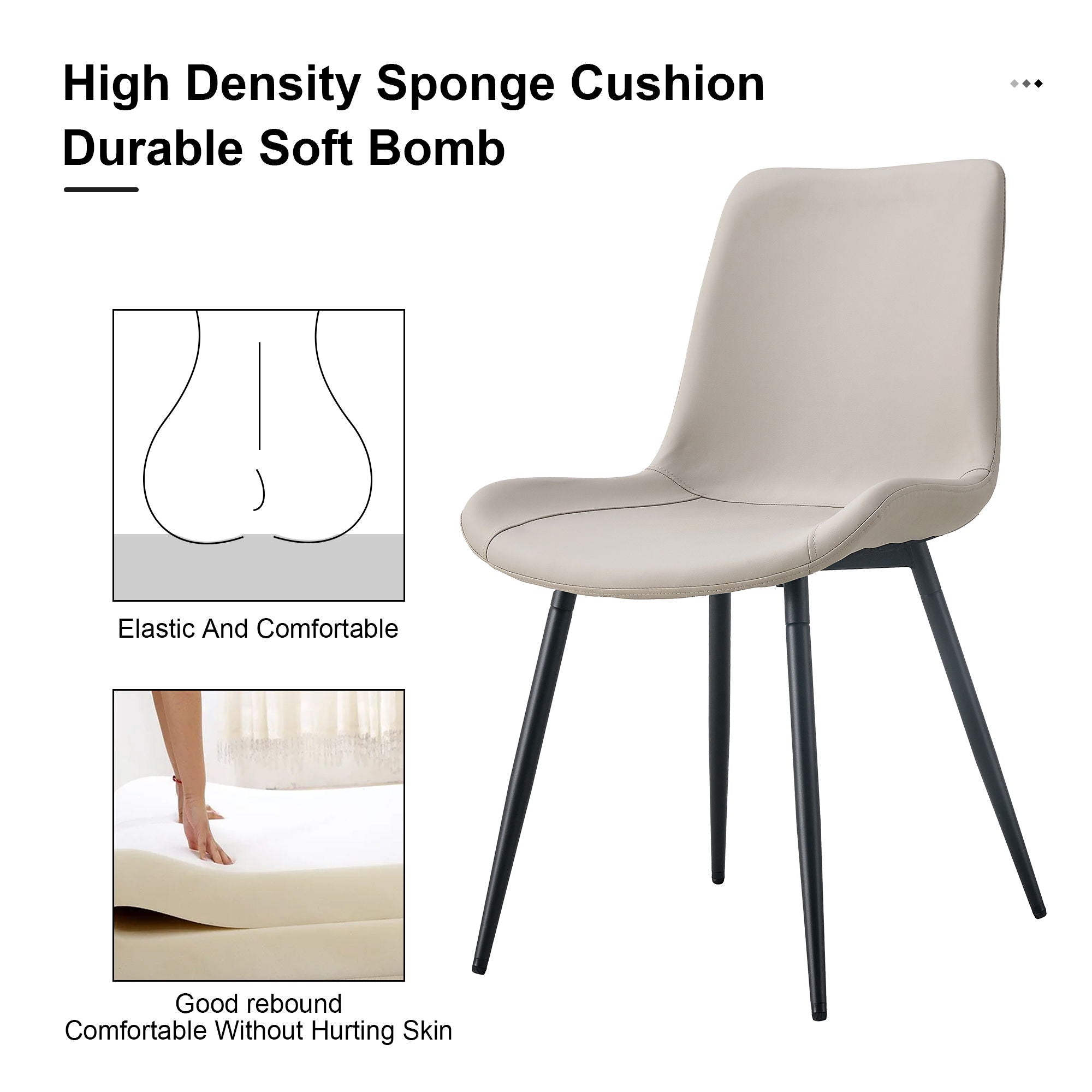 Modern Medieval Style Restaurant Cushioned Chairs With Suede Backrests