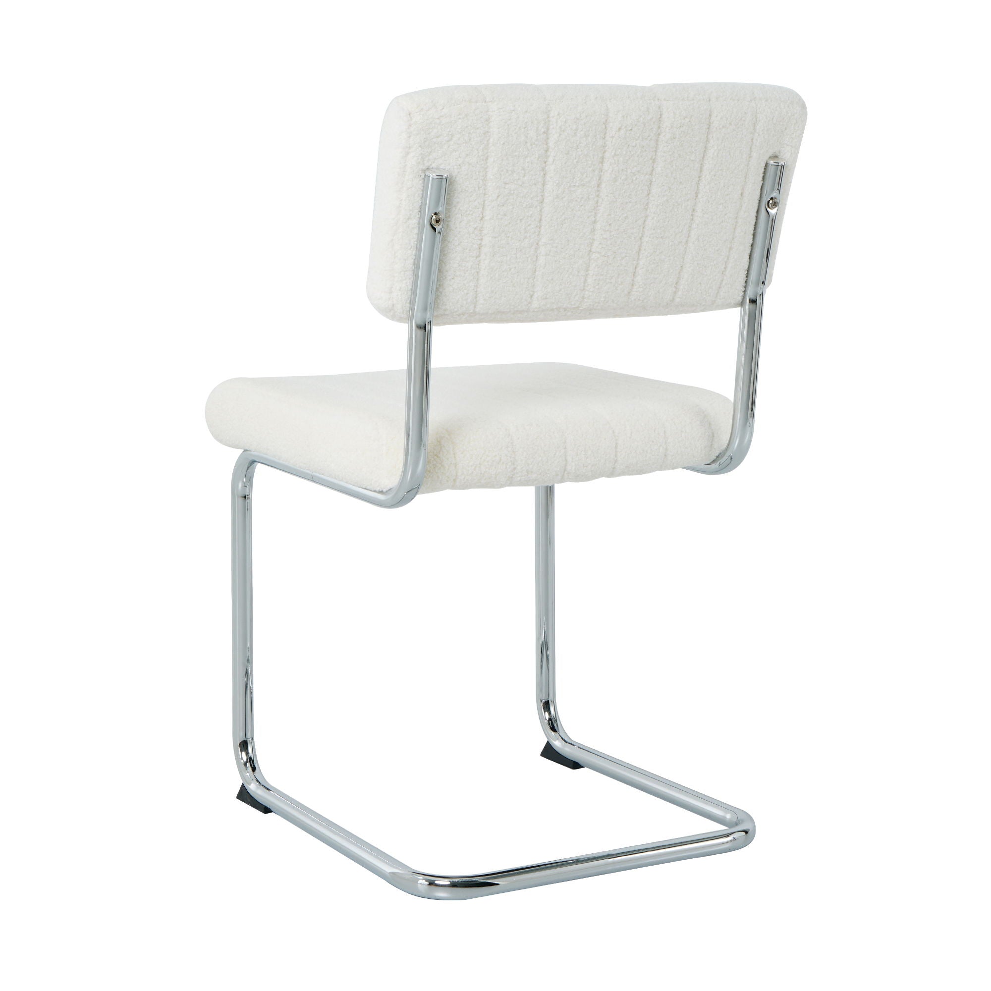 Modern Luxury Dining Chair With Metal Legs And Bow Design (Set of 4)