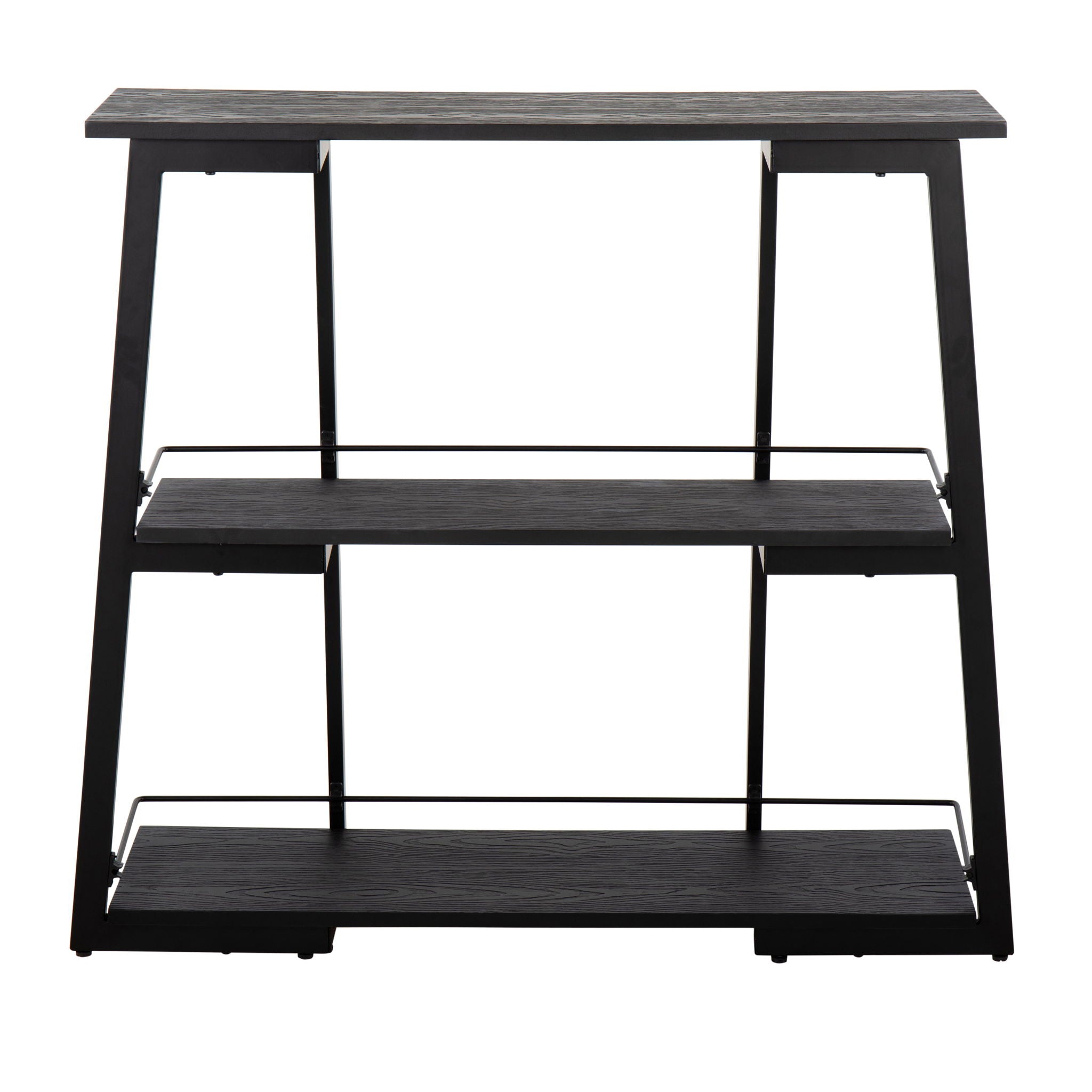 Converge - Industrial Bookcase - Black - Best Buy Furniture