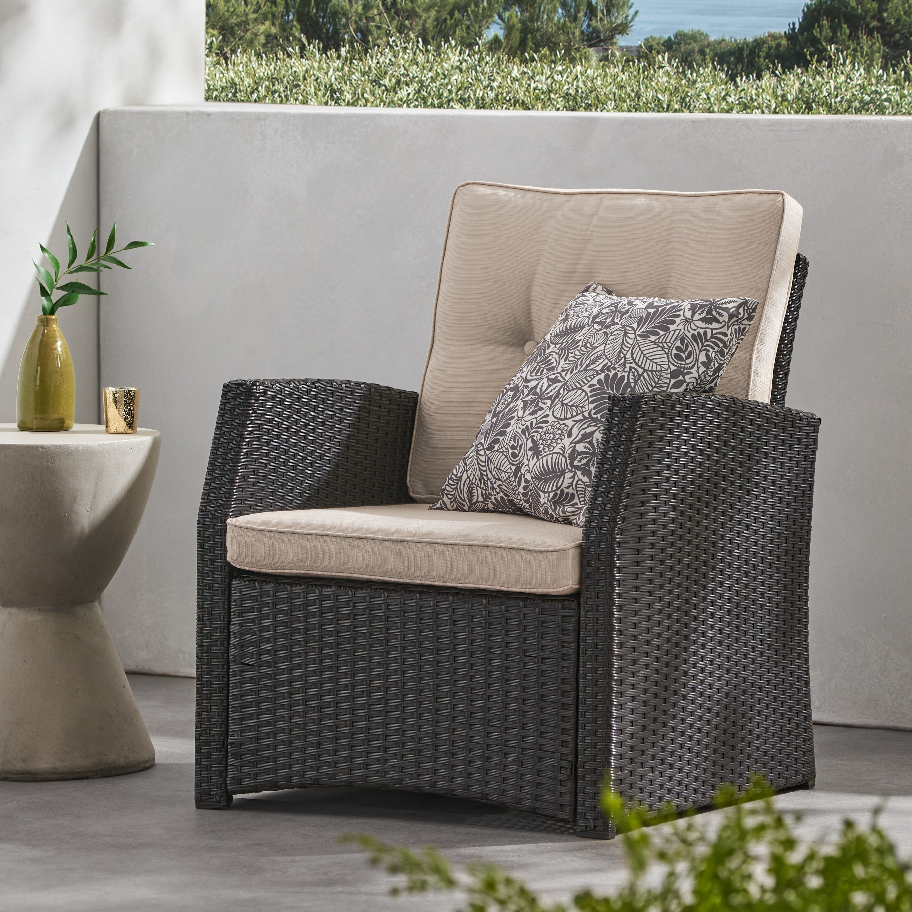 ST-MARTA-Single-Sofa-Outdoor-Relaxation-Dark-Brown-PE-Rattan-Iron-Waterproof-Fabric-Outdoor-Chairs