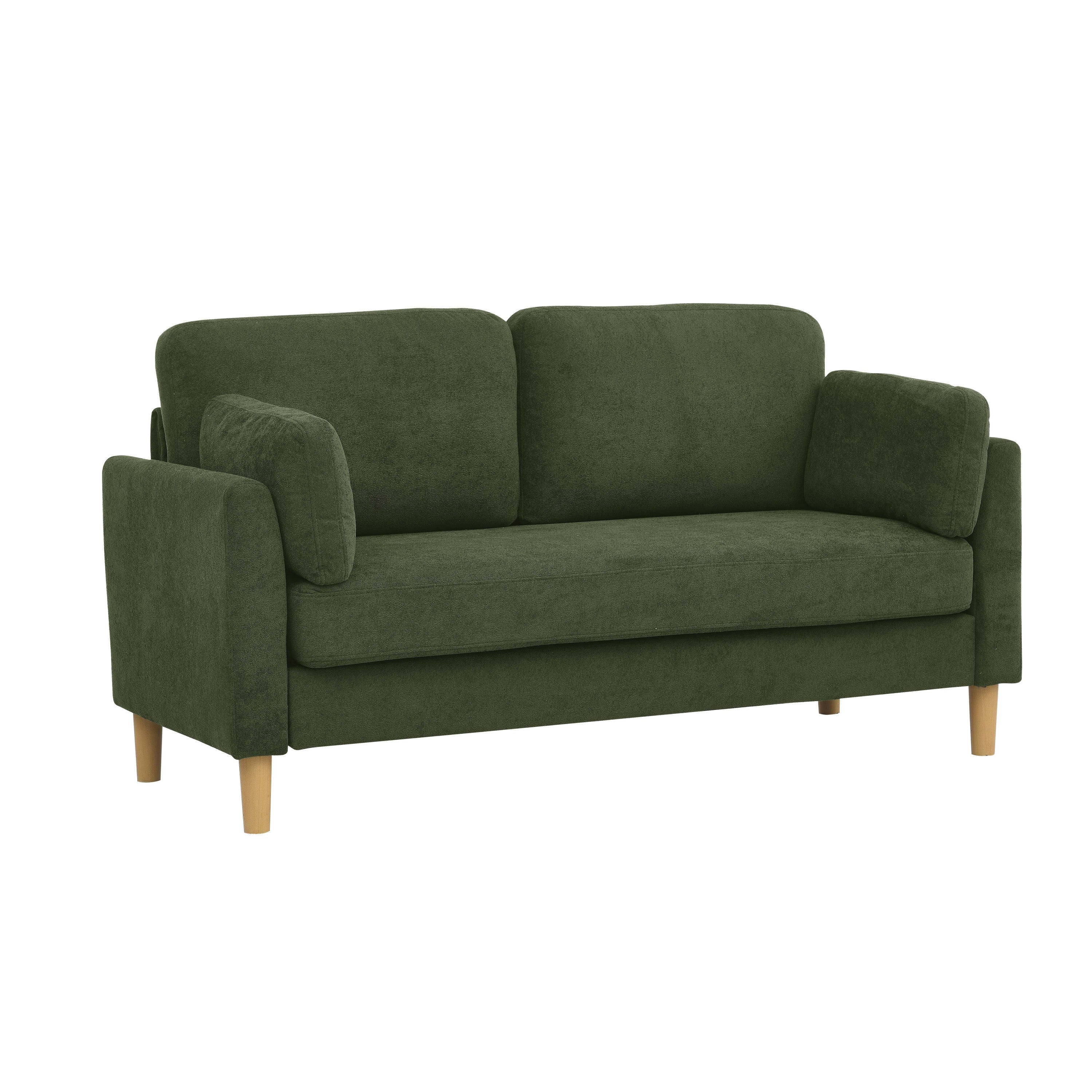 The Oliver Compact Elegance Upholstered Sofa