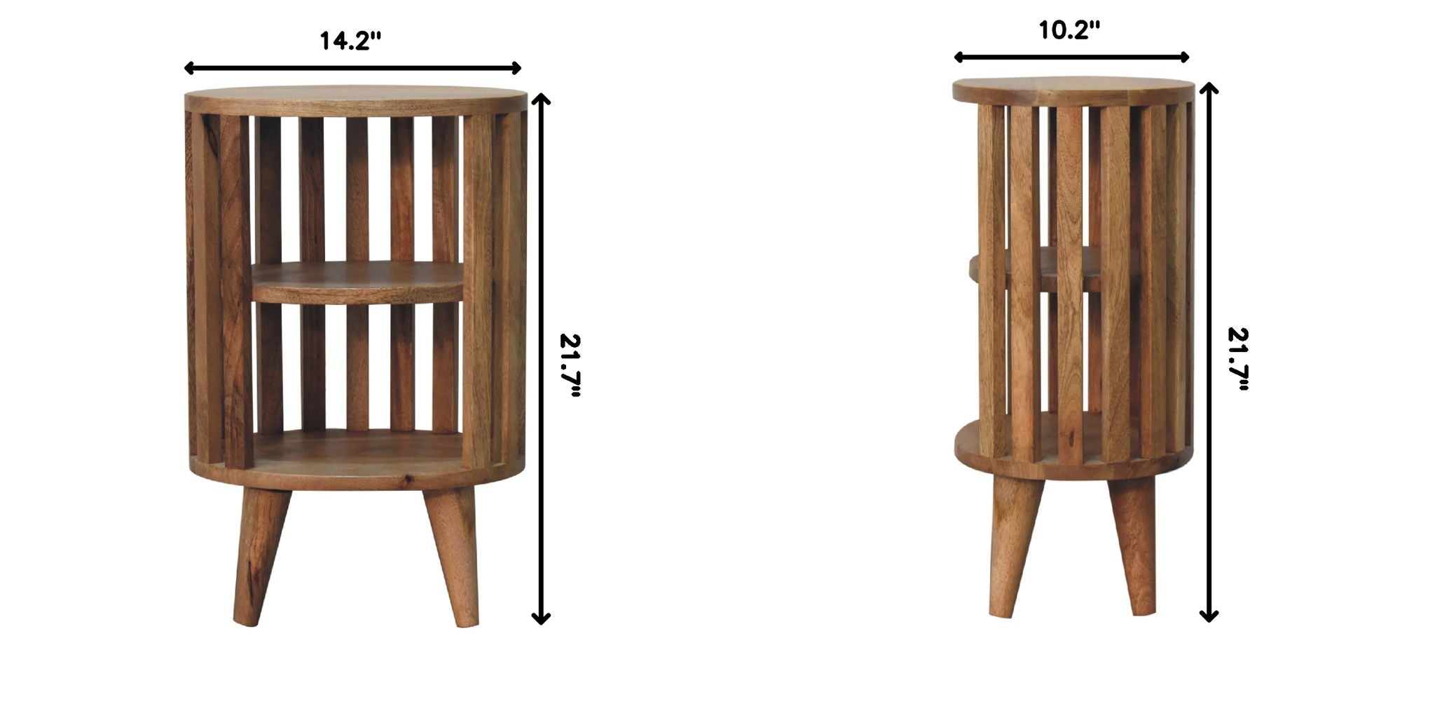 Ariella - Double Shelf Bedside