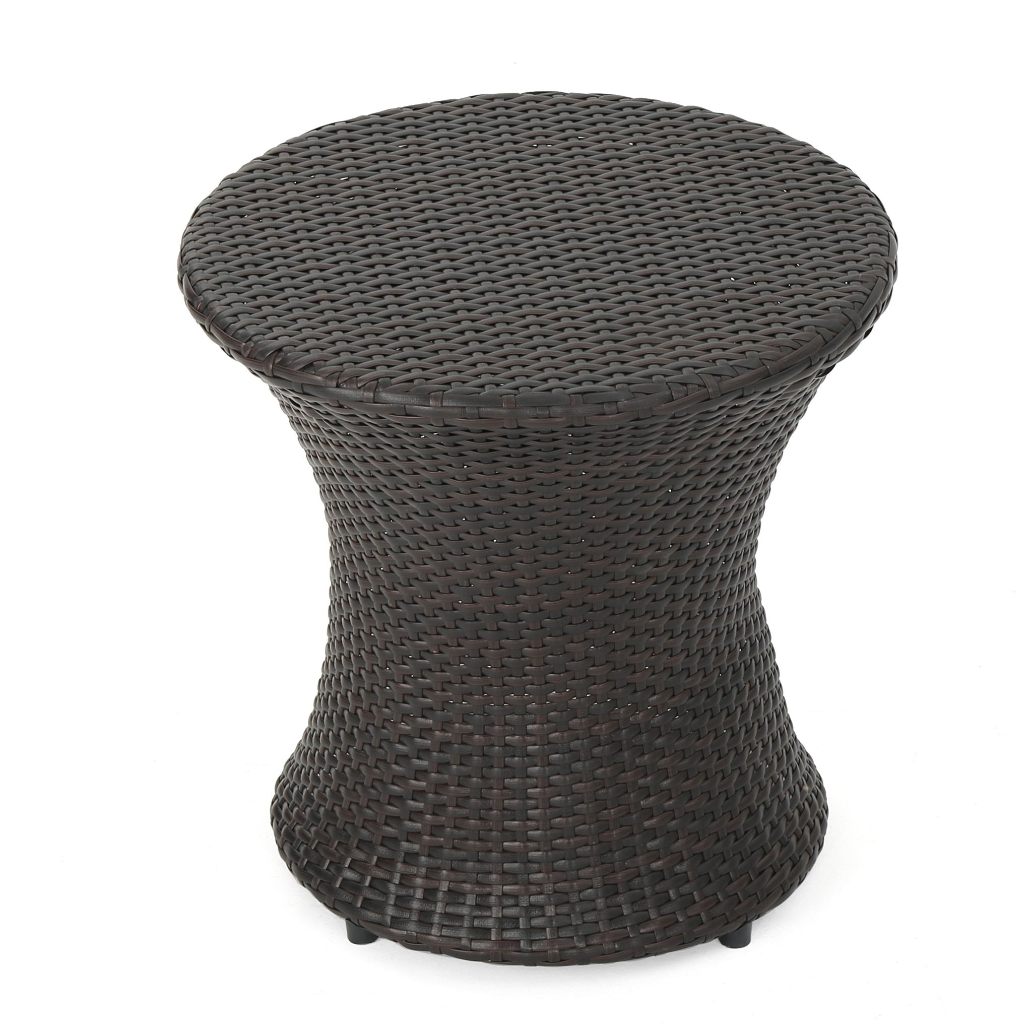Thrive - Hourglass Rattan Table With No Glass Top - Best Buy Furniture