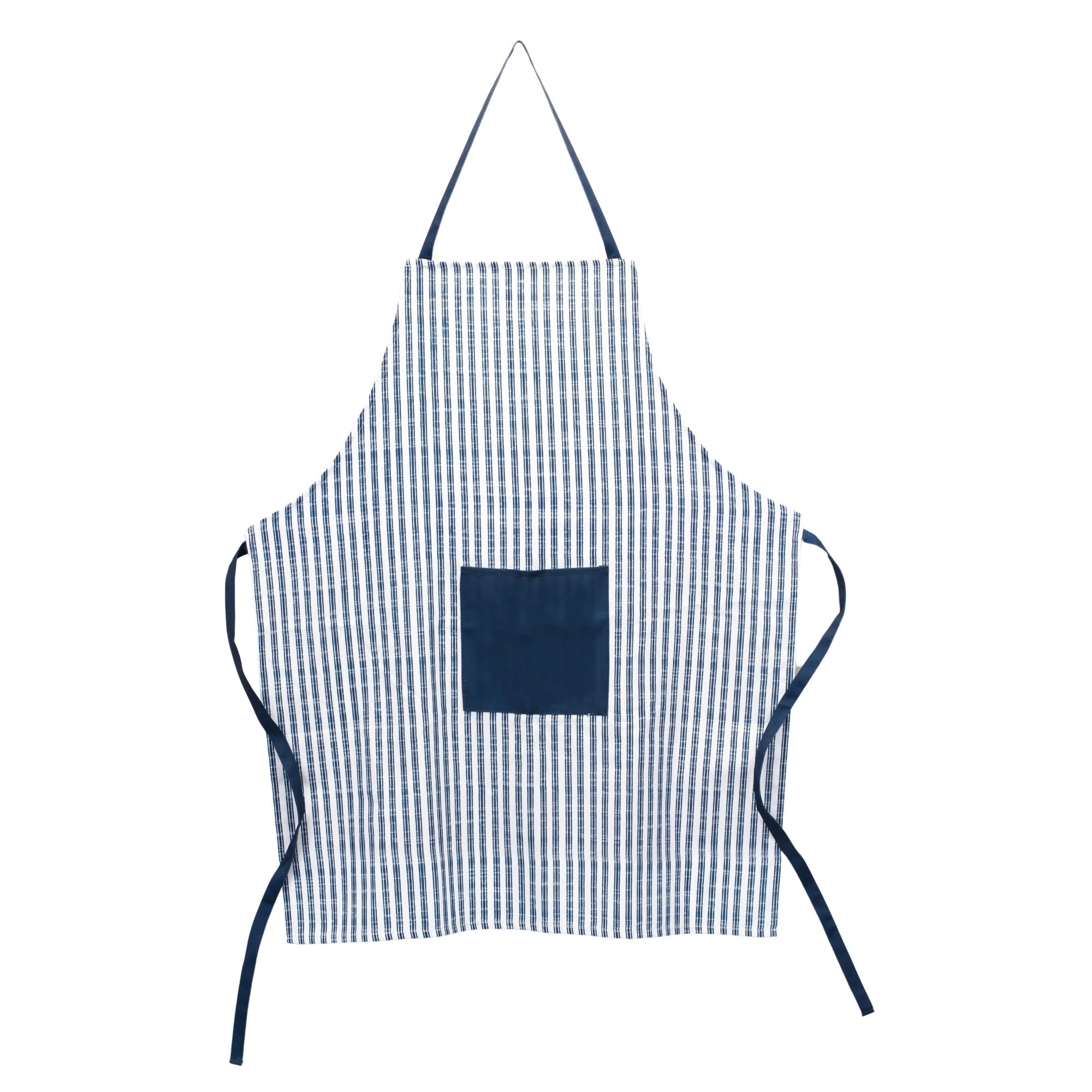 Blue and White Striped Kitchen Apron 50"H - Tuesday Morning - Aprons