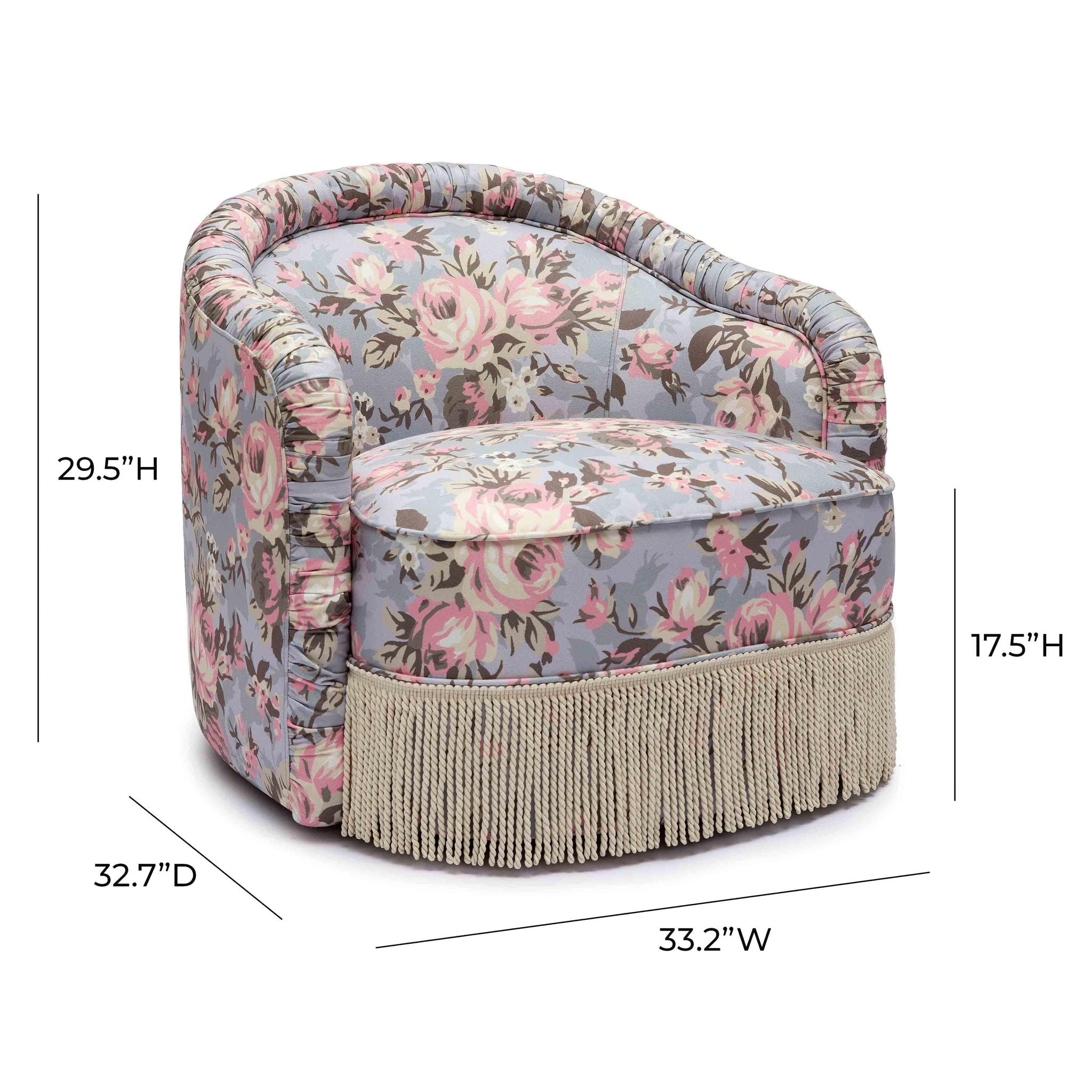 Pamela - Boucle Tassel Lounge Chair