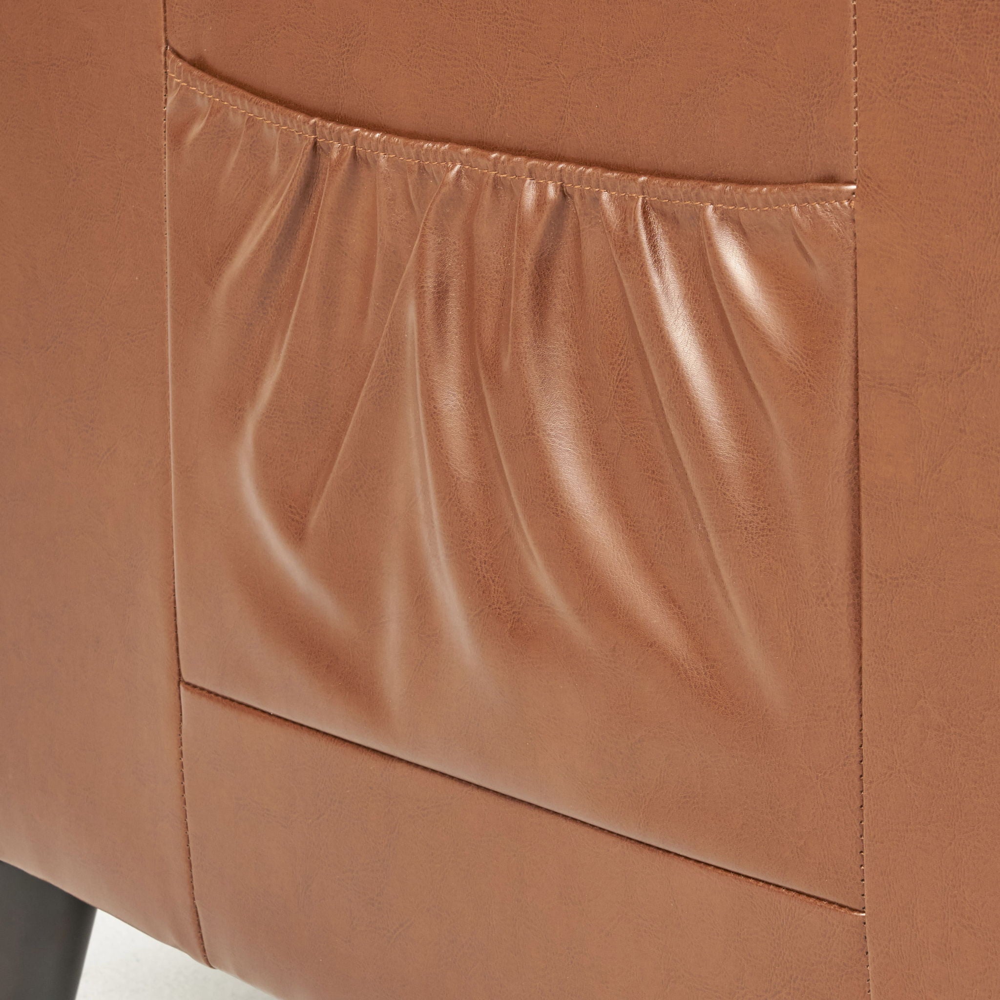 Wide Push Back Standard Recliner - Hazelnut