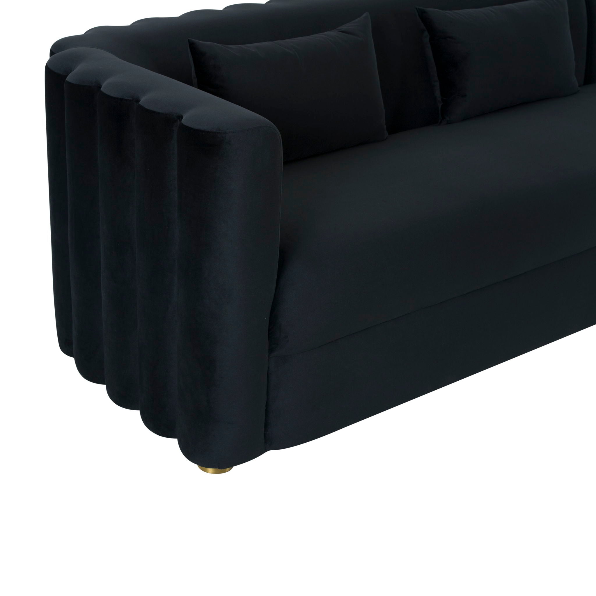 Callie - Velvet Sectional - RAF