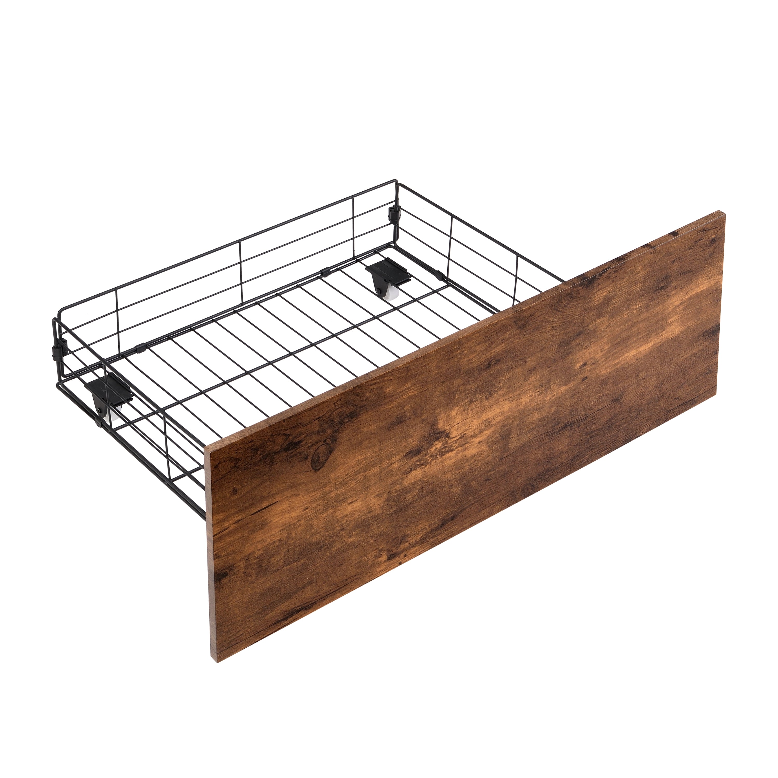 Bed frame with storage, led headboard, drawers & usb port