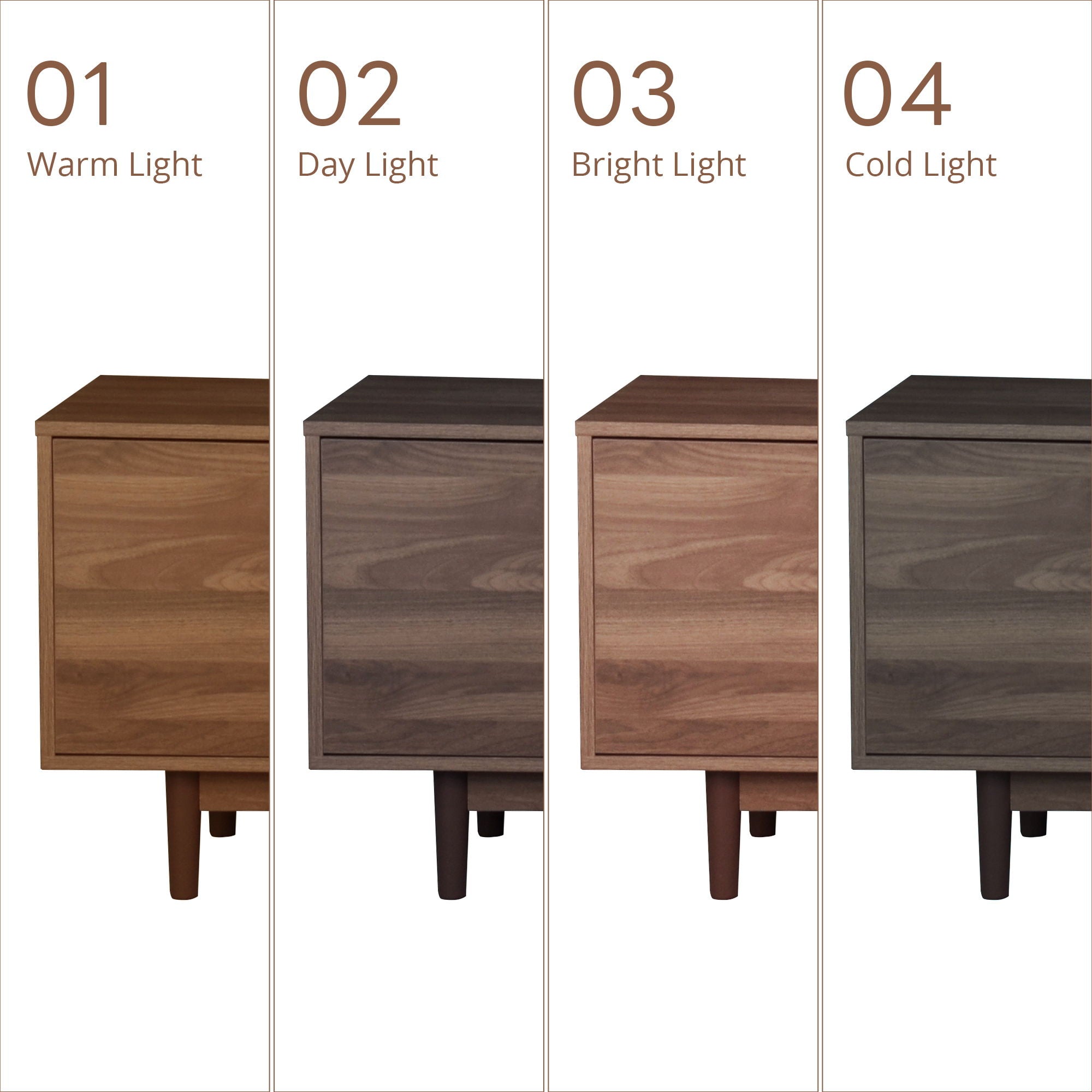 TV Stand With Drawers, Accent Entertainment Center For Living Room - Dark Brown