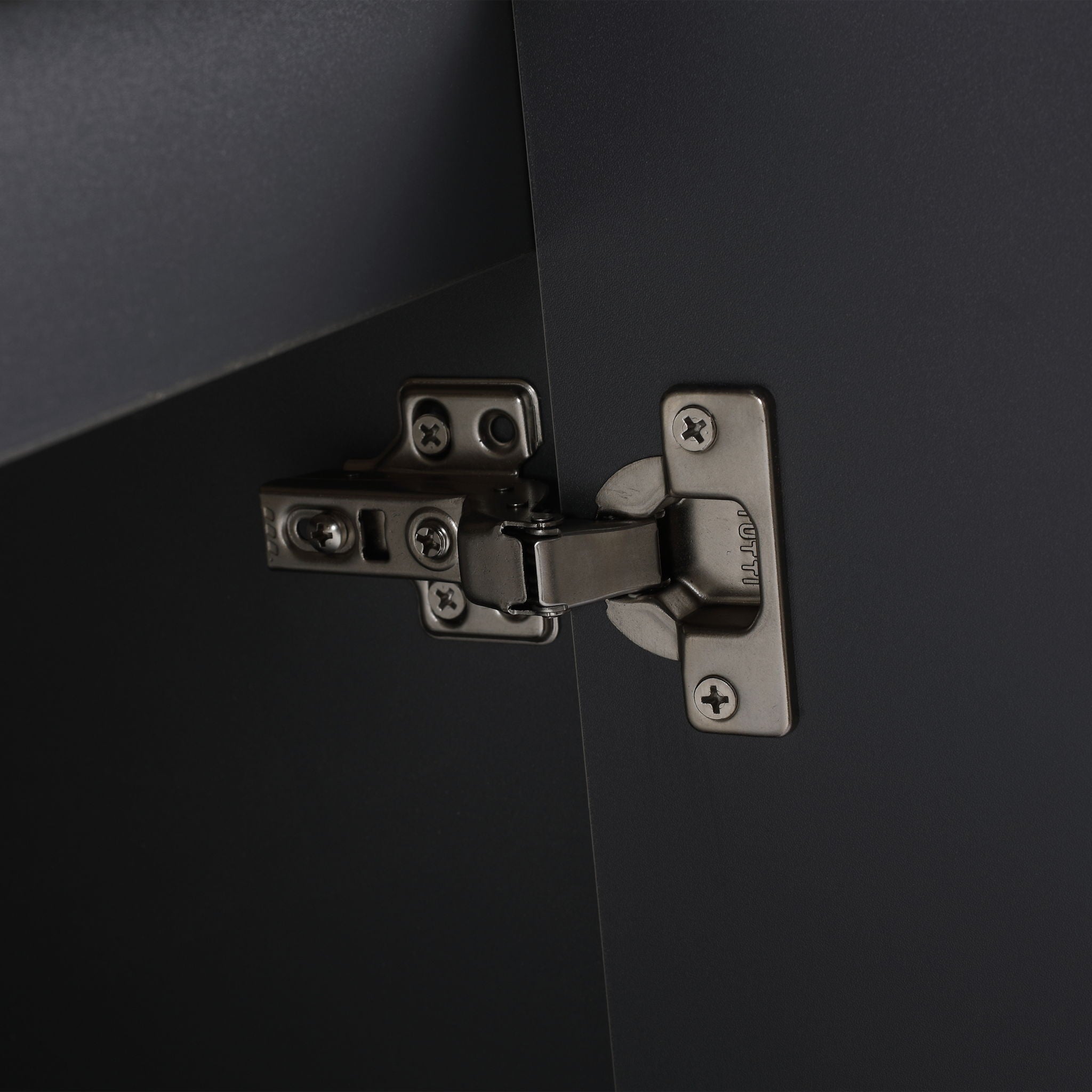 Contemporary Wall Mounted Bathroom Vanity With Resin Double Sink
