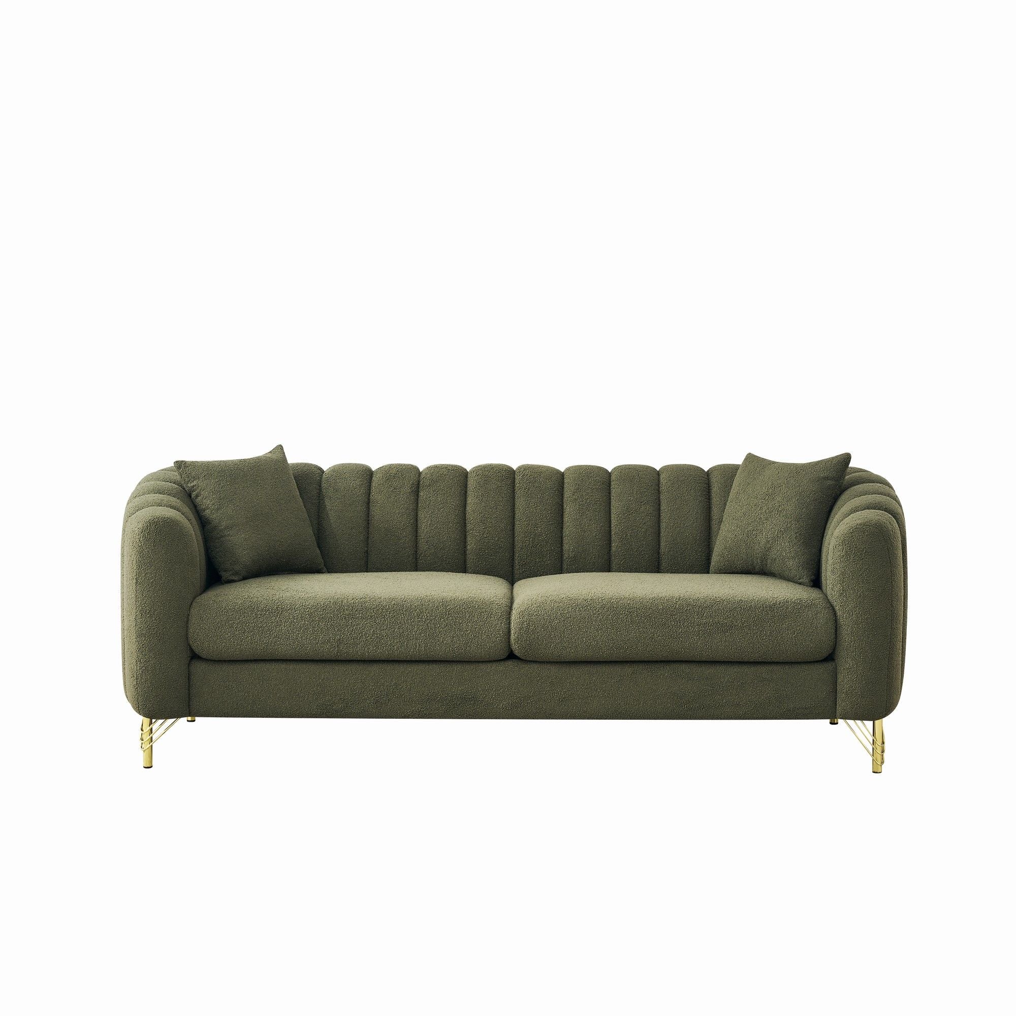 Oversized Sofa, Deep Tufted Couch
