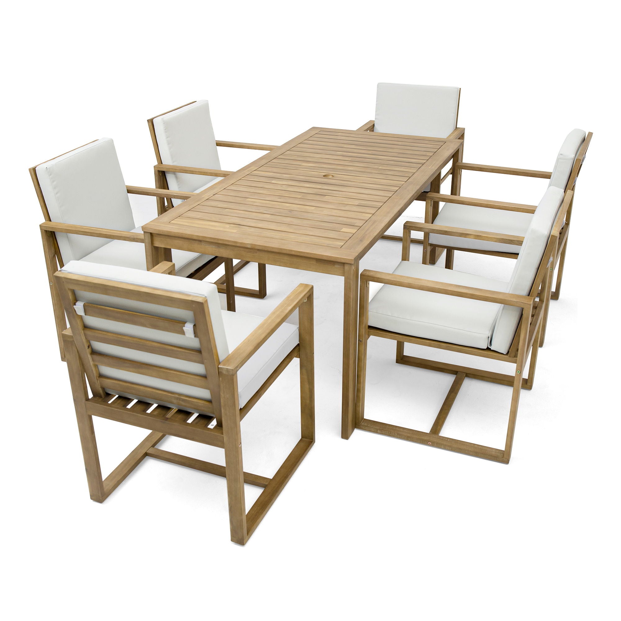 Patio Dining Set Outdoor Dining Table And Chair Set With And Removable Cushions For Patio